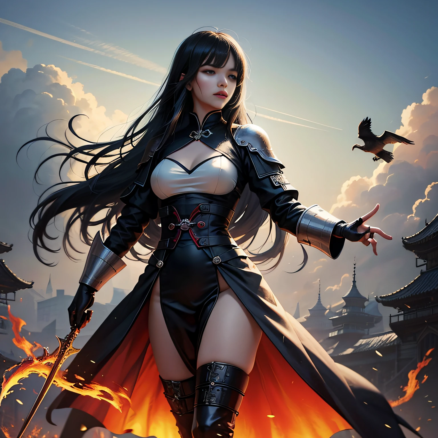 Chinese mythology, a bear on fire
Negative prompt: circle, mountain, easynegative
Steps: 30, Size: 768x768, Seed: 2970153893, Version: v1.5.1, Sampler: DPM++ 2M SDE Karras, CFG scale: 5, Model hash: bad6f46c39, Hires steps: 8, "easynegative: c74b4e810b03", Hires upscale: 2, Hires upscaler: SwinIR_4x, Denoising strength: 0.4