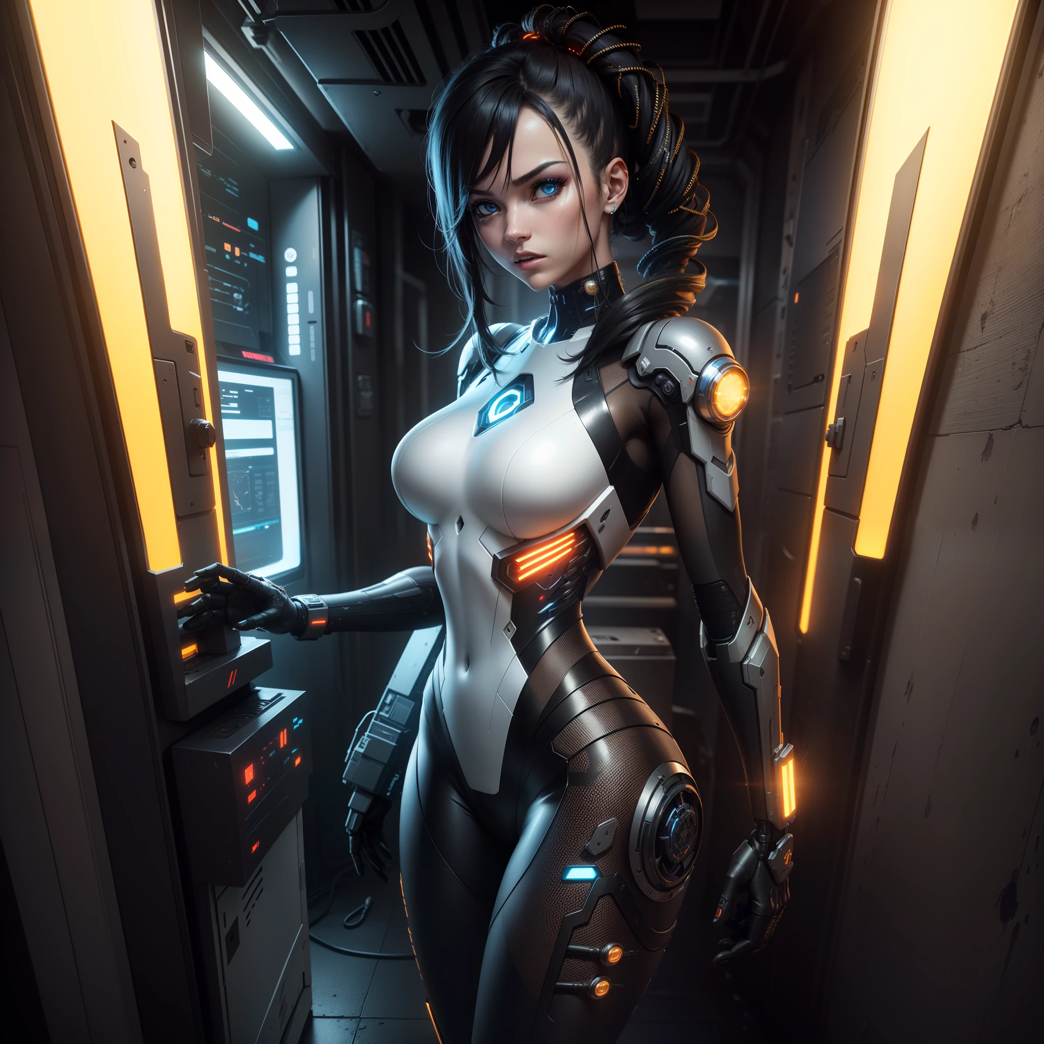 (Best Quality), ((Masterpiece), (Detail: 1.4), 3D, A Beautiful Female Figure, HDR (High Dynamic Range), Ray Tracing, NVIDIA RTX, Super-Resolution, Unreal 5, Subsurface Scattering, PBR Texture, Post-processing, Anisotropic Filtering, Depth of Field, Maximum Clarity and Sharpness, Multi-layer Texture, Albedo and Highlight Mapping, Surface Coloring, Accurate Simulation of Light-Material Interactions, Perfect Proportions, Octane Render, Bicolor Light, Large Aperture, Low ISO, White Balance, Rule of Thirds, 8K RAW,