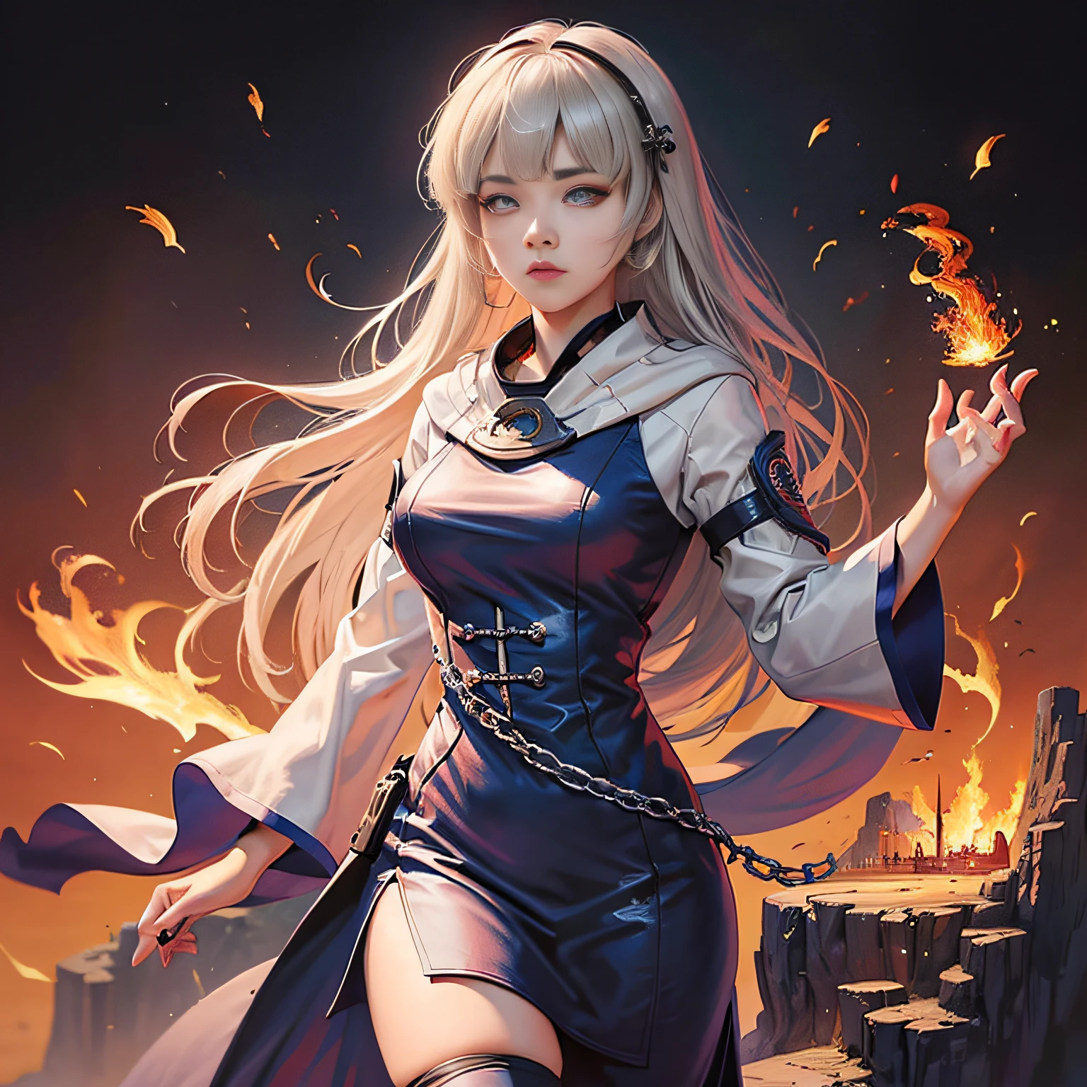 Chinese mythology, a bear on fire
Negative prompt: circle, mountain, easynegative
Steps: 30, Size: 768x768, Seed: 2970153893, Version: v1.5.1, Sampler: DPM++ 2M SDE Karras, CFG scale: 5, Model hash: bad6f46c39, Hires steps: 8, "easynegative: c74b4e810b03", Hires upscale: 2, Hires upscaler: SwinIR_4x, Denoising strength: 0.4