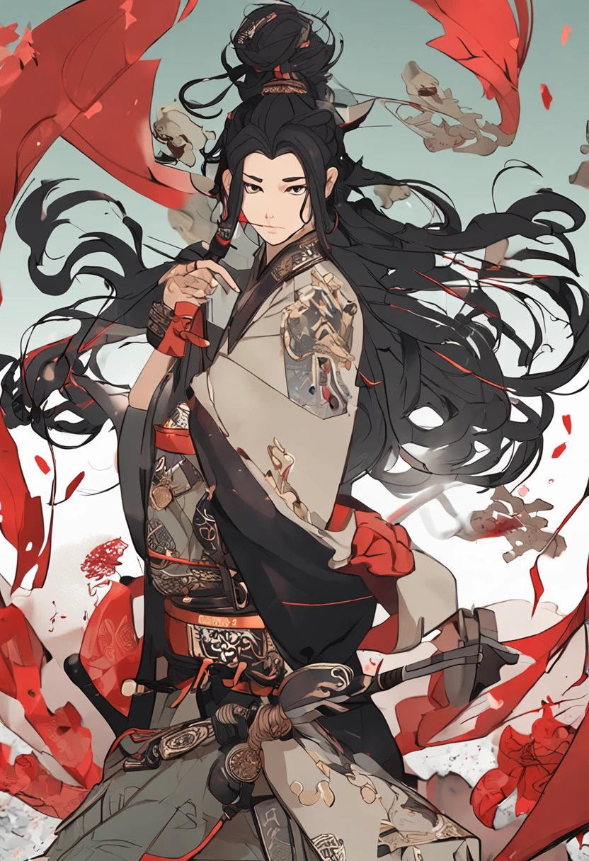Libido boy,HighestQuali,extremely detaile,Youthful,Sword-eyed stars,Tribal Junior,,Young man,cool guy,Ancient wind,vivaciousness,child,Libido boy,Gorgeous light green robe,Black Chinese style high ponytail,Black eyes,Sunny and cheerful,Young man,Black hair,s delicate face,sharp sharp eyes,Clear eyebrows,Kind expression,Fluttering hair,Flowing sleeves,Ancient style,Wind dance pose, Long flowing black hair fluttered out,Messy hair,Qi Yu Xuanang,looking at viewert,(tmasterpiece:1.4),(best qualtiy:1.4),(The composition is perfect),high-definition depiction,8K,The polar composition of the film,Cinematic lighting,Cinematic texture,Strong sense of atmosphere
