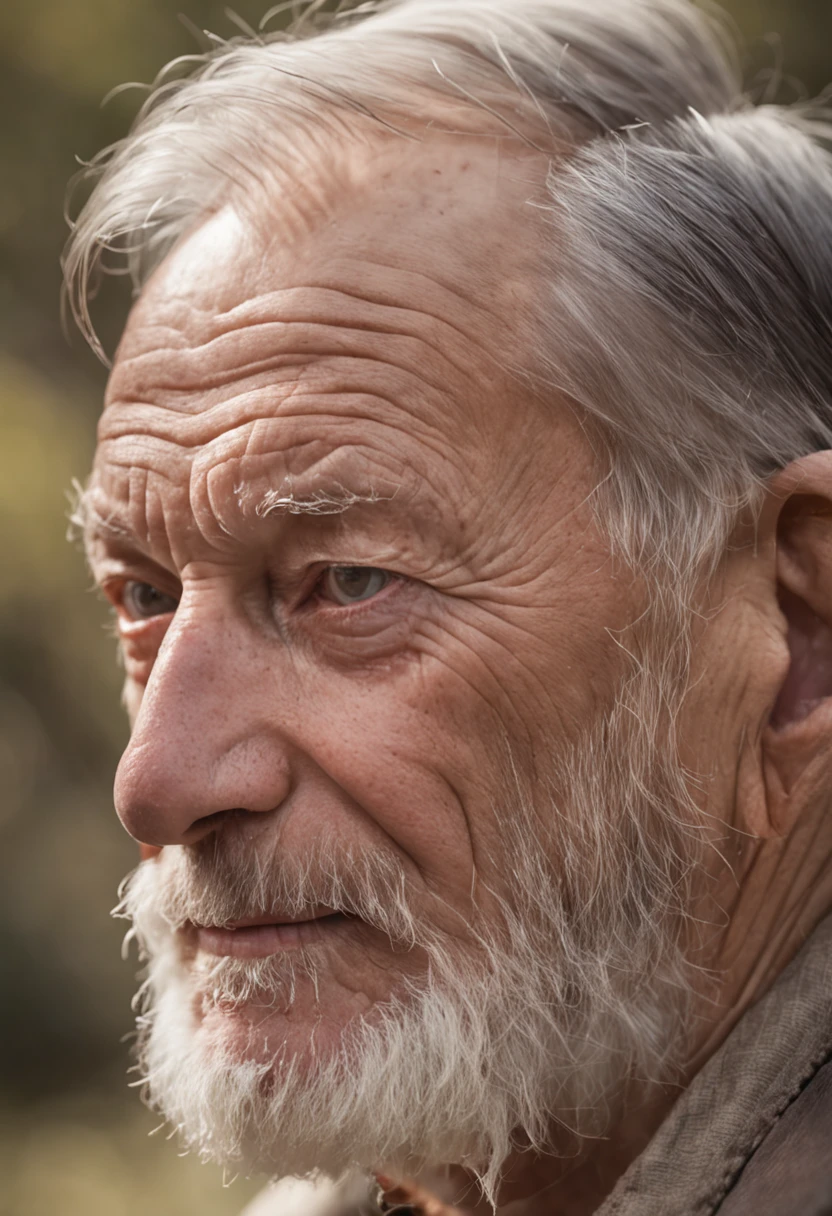 Old fisherman, professional color grading, soft shadows, no contrast, clean sharp focus, film photography