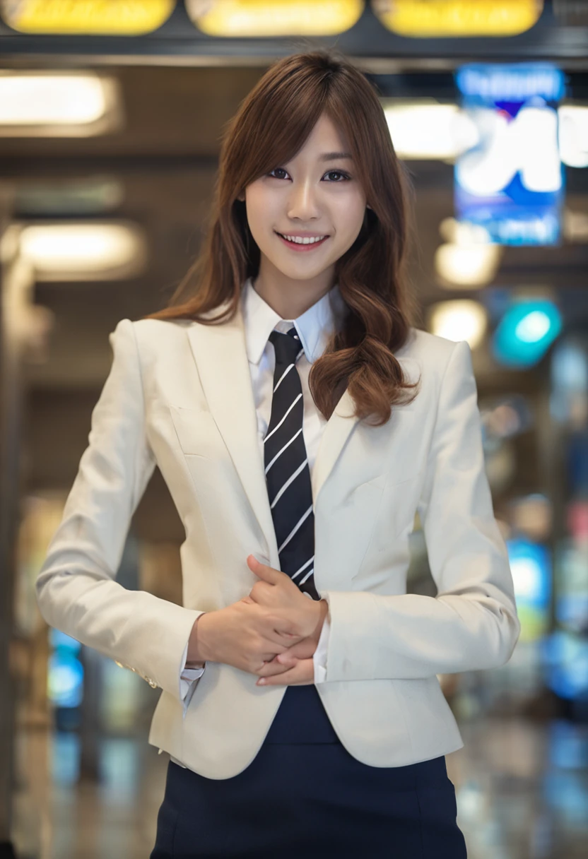 NSFW:1.1, top-quality、masutepiece、From the ceiling、All women:2, Take the office elevator、Japan Salaryman Group|(All Beautiful Girls {Naked:0.6|Wearing panties:0.4} In a business jacket {and skirts:0.5})、ultra gigantic tits、Seductive smile, Look at viewers:1.2, Poses that emphasize breasts, Detailed{faces, skins, Eyes, nase, Bocchi}, POV, Abnormalities in daily life、Composition with depth