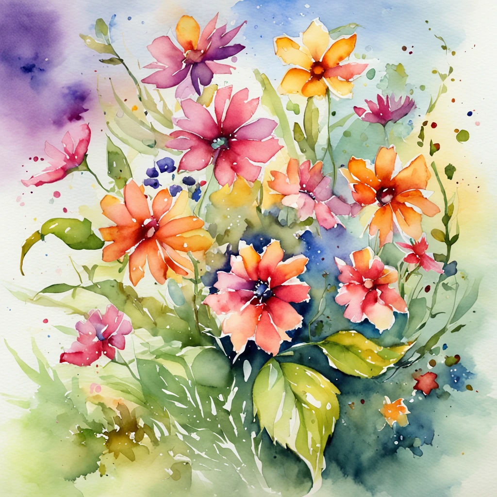 watercolor mobile technology wallpaper