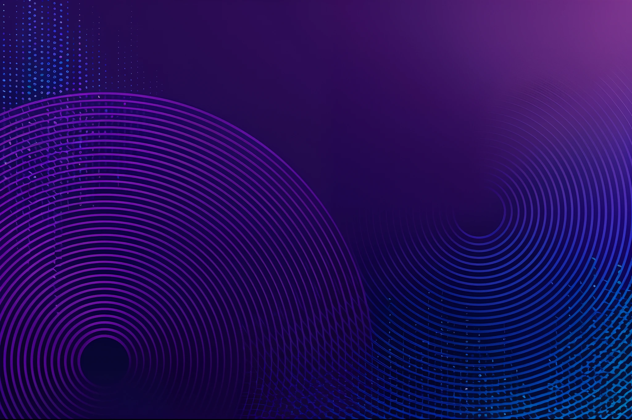 a close up of a blue and purple background with circles, vivid background, digital background, minimal background, background is purple, round background, abstract rippling background, cyber background, flashy modern background, dark purple background, abstract art representing data, gradient and patterns wallpaper, dark purple glowing background, vector background, purple background, simple background