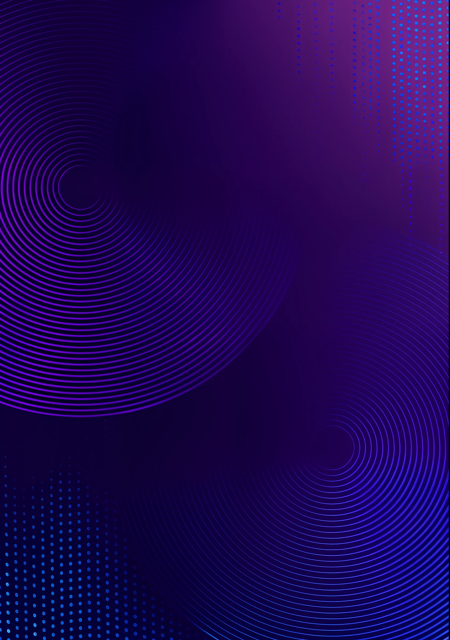a close up of a purple and blue background with circles, round background, vivid background, digital background, cyber background, background is purple, minimal background, dark purple background, rippling electromagnetic, 4 k vertical wallpaper, 4k vertical wallpaper, indigo background, abstract art representing data, vibrant background, gradient and patterns wallpaper, dark purple glowing background