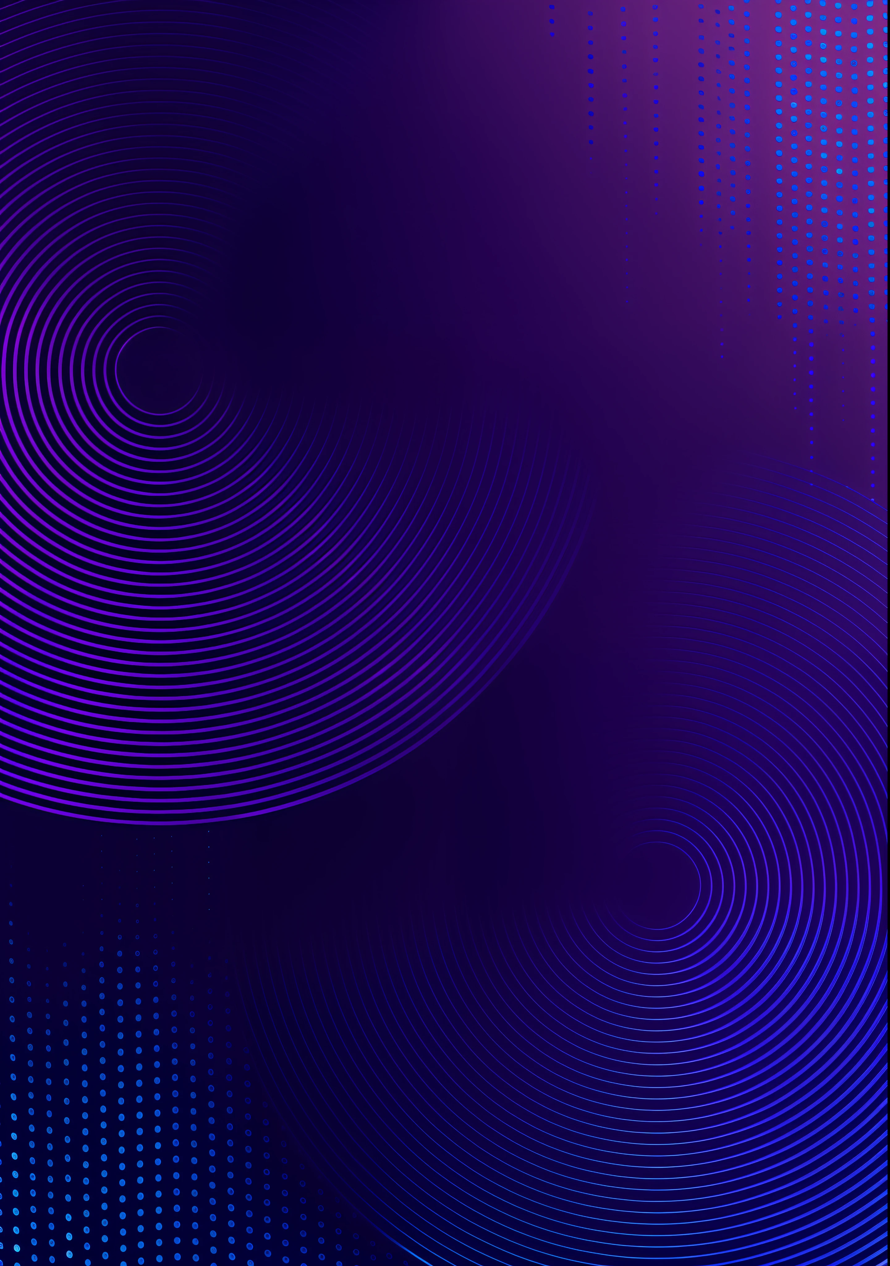a close up of a purple and blue background with circles, round background, vivid background, digital background, cyber background, background is purple, minimal background, dark purple background, rippling electromagnetic, 4 k vertical wallpaper, 4k vertical wallpaper, indigo background, abstract art representing data, vibrant background, gradient and patterns wallpaper, dark purple glowing background