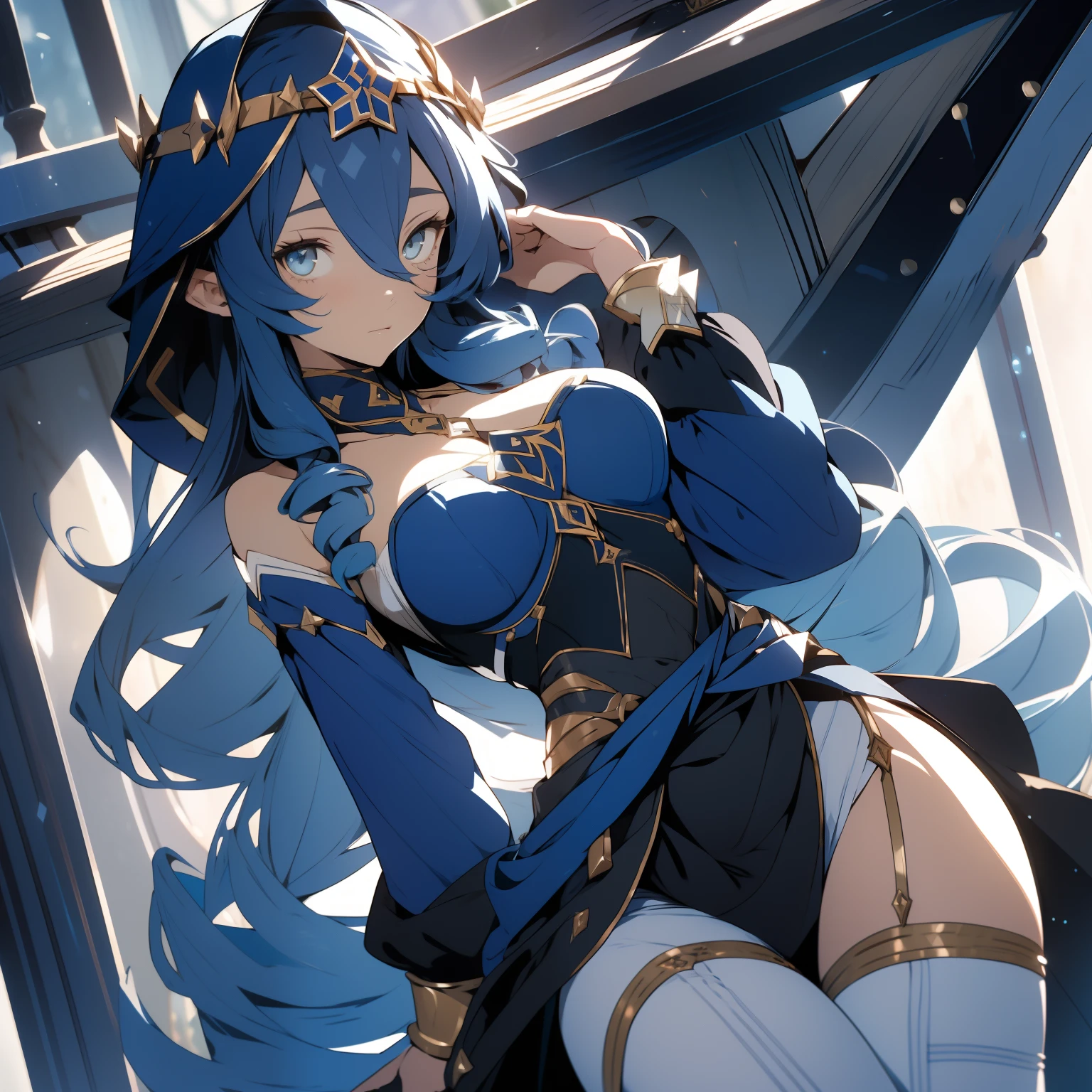 (masterpiece, best quality), (detailed face and eyes)layladef
laylarnd, beautiful girl, (detailed beautiful eyes) underwear, blue ballet tutu, full body shot, long blue hair, yellow eyes, visible bellybutton,