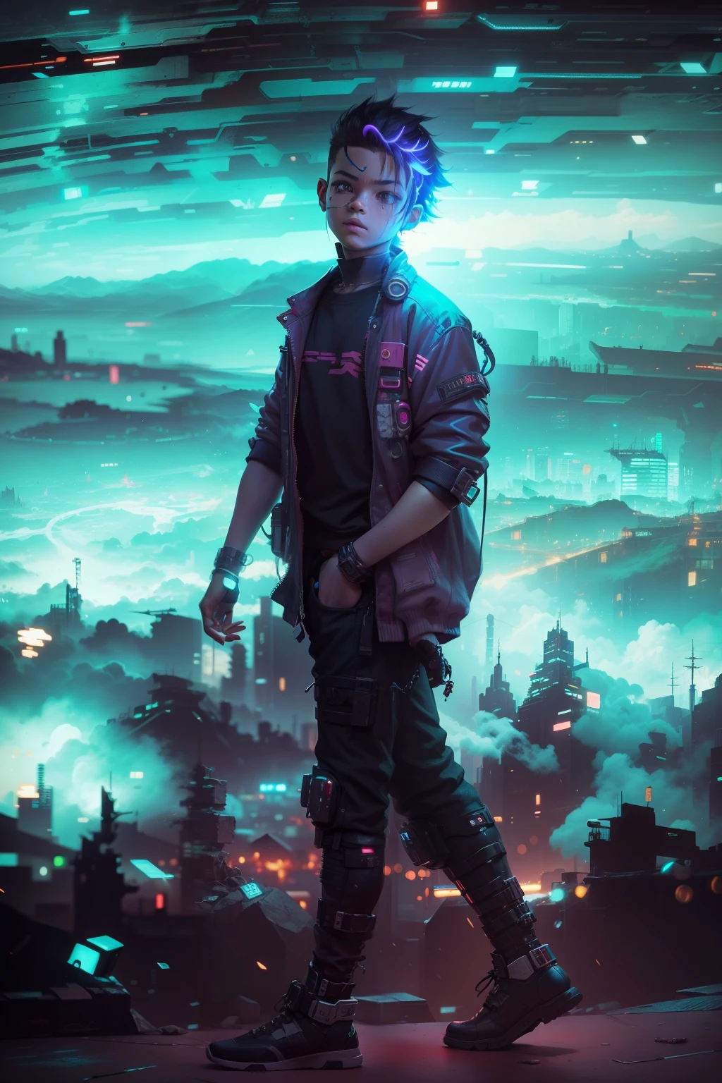 cyberpunk , high details --v 4