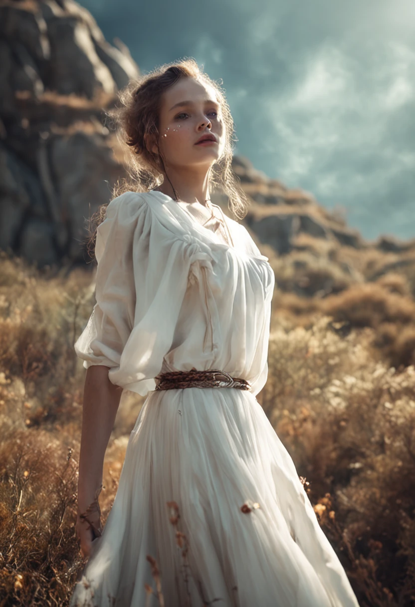 White top,jk,photorealestic,The pupils are delicate,Female characters