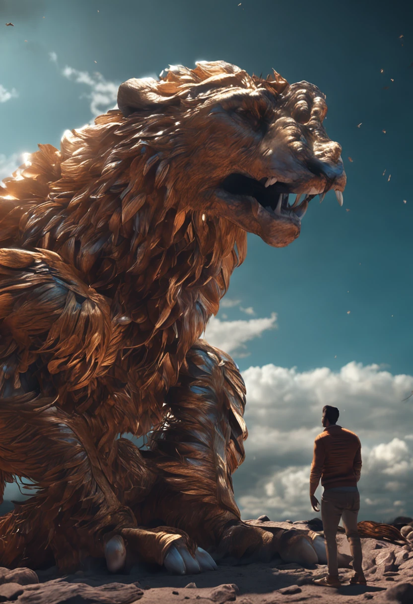 (Professional 3D rendering:1.3) de (Realistic:1.3) Foto de arte mais bonita do mundo，It features evil angel man falling from the bright sky, ((Anjo celestial do mal, homem, se relacionando com humanos na terra, ao lado de belas mulheres. , fantastic location, majestoso ambiente desordenado)), corpo inteiro 8k unidade render, action shot, poros da pele, very dark lighting, sombreamento pesado, circunstanciado, Rosto detalhado, (vibrante, fotogrdeia realista, Realistic, Dramatic, Escuro, foco nítido, 8k), ((((Use peles)))), (intrincado:1.4), decadente, (altamente detalhado:1.4), pintura digital, rendering by octane, art stations, Conceito-Arte, liso, foco nítido, illustration, germe da arte, (Loish:0.23), Wlop Ilya Kuvshinov, e Greg Rutkowski e Alphonse Mucha Gracias, (global ilumination, studiolight, Light Volumetric), patife, fantasia, Onze, corpo inteiroesbian, ((Fundo escuro e antigo da cidade:1.3)),CGSesociedade,art stations