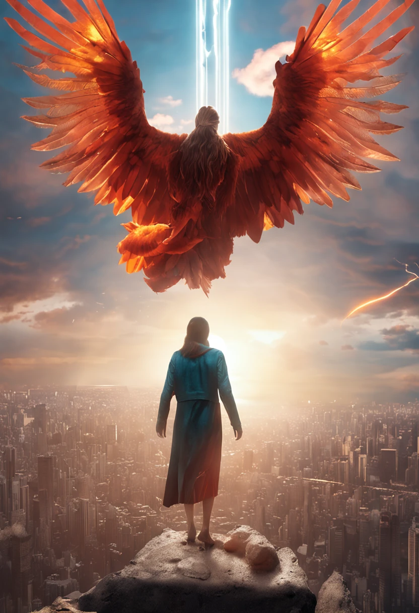 (Professional 3D rendering:1.3) de (Realistic:1.3) Foto de arte mais bonita do mundo,It features evil angel falling from the bright sky, ((Lucifer's, Anjo celestial do mal, se relacionando com humanos na terra, ao lado de belas mulheres. , fantastic location, majestoso ambiente desordenado)), corpo inteiro 8k unidade render, action shot, poros da pele, very dark lighting, sombreamento pesado, circunstanciado, Rosto detalhado, (vibrante, fotogrdeia realista, Realistic, Dramatic, Escuro, foco nítido, 8k), ((((Use peles)))), (intrincado:1.4), decadente, (altamente detalhado:1.4), pintura digital, rendering by octane, art stations, Conceito-Arte, liso, foco nítido, illustration, germe da arte, (Loish:0.23), Wlop Ilya Kuvshinov, e Greg Rutkowski e Alphonse Mucha Gracias, (global ilumination, studiolight, Light Volumetric), patife, fantasia, Onze, corpo inteiroesbian, ((Fundo escuro e antigo da cidade:1.3)),CGSesociedade,art stations