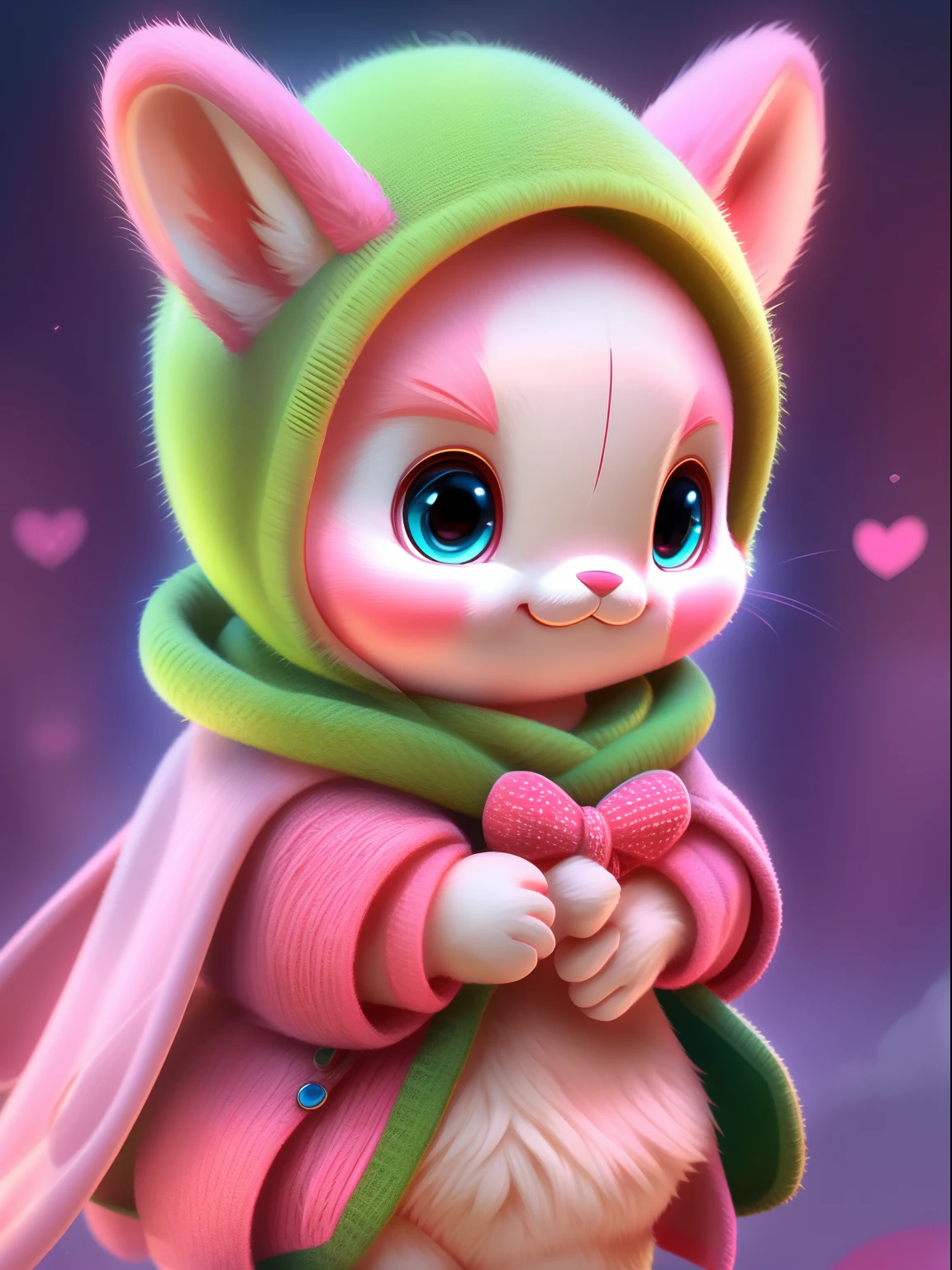 Pink mascot, with eight uprising cultural characteristics, distinctive characteristics, rich connotation Jiangxi city IP has unique creativity and design, in line with the characteristics of the times Cute image, great affinity and communication Cute little animals Furry, anime, contemporary art, UHD