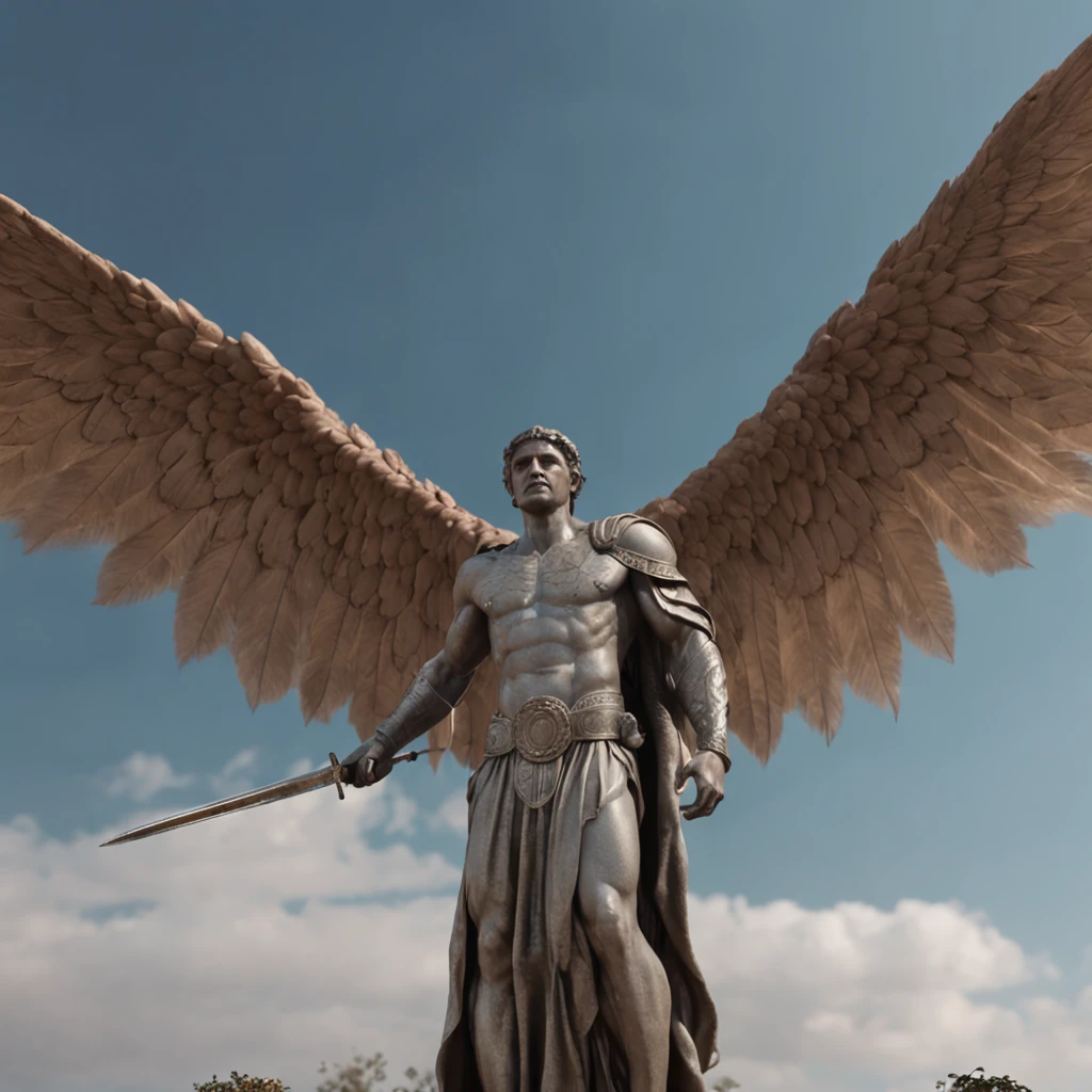 (Professional 3D rendering:1.3) de (Realistic:1.3) Foto de arte mais bonita do mundo，Painting of a man with wings and a sword in the sky, anjo brigando com humanos, FALLEN ANGEL, O Anjo da Morte, anjo da morte, angel watching demon, anjo protegendo o homem, humano alado, the angel of death with a halo, huge wings growing out of arms, wings growing out of arms, Anjo com asas pretas, anjo escuro, fantastic location, majestoso ambiente desordenado)), corpo inteiro 8k unidade render, action shot, poros da pele, very dark lighting, sombreamento pesado, circunstanciado, Rosto detalhado, (vibrante, fotogrdeia realista, Realistic, Dramatic, Escuro, foco nítido, 8k), (Old leather clothes damaged by bad weather:1.4), ((((Use peles)))), (intrincado:1.4), decadente, (altamente detalhado:1.4), pintura digital, rendering by octane, art stations, Conceito-Arte, liso, foco nítido, illustration, germe da arte, (Loish:0.23), Wlop Ilya Kuvshinov, e Greg Rutkowski e Alphonse Mucha Gracias, (global ilumination, studiolight, Light Volumetric), chuva forte, floating particles, patife, fantasia, Onze, corpo inteiroesbian, ((Fundo escuro e antigo:1.3)),CGSesociedade,art stations