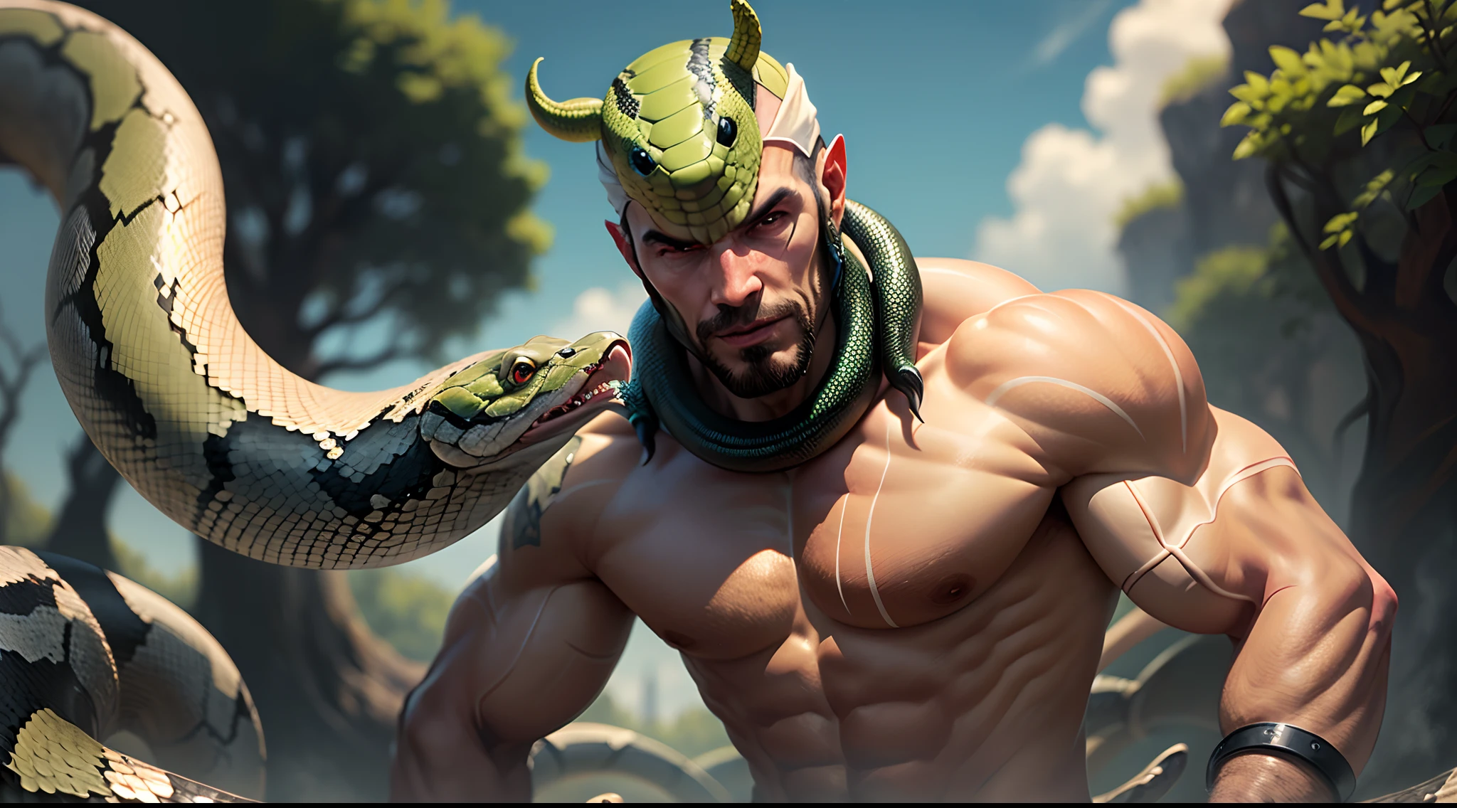 snake man
