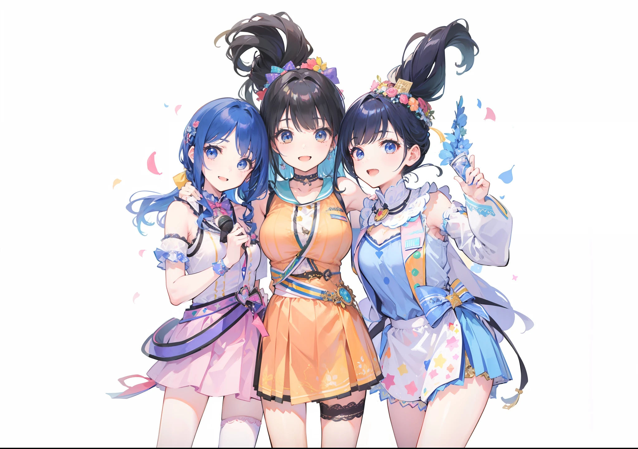 (2 girls) The cutest demon girls, wearing highly detailed battle armor, black angel wings, tattoos and piercings, finely detailed graffiti background, cherry blossoms blowing in the wind, perfect masterpiece, high quality, high resolution