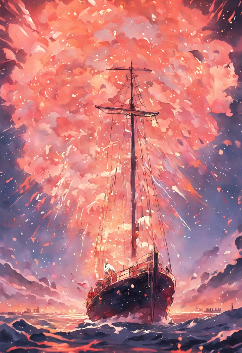 barco pequeno, na costa, Pintura SNES