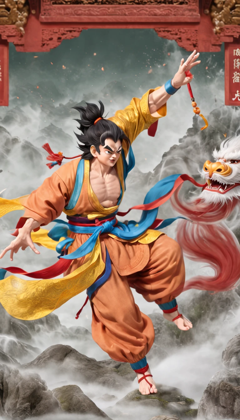 son goku（Also known as Qi Tian Dashen、Sun Walker、Fight over Buddha），It is a classical Chinese novel of gods and demons《Journey》One of the main characters in （It is said to be written by Wu Chengen）。It was born from the fairy stone that was born from the opening of the heavens and the earth，The birthplace is located on Huaguo Mountain in Higashikatsu Jinzhou，He is revered as the "Monkey King" for leading the monkeys into the water curtain cave。 [61] In order to learn art, he crossed the sea to worship Grandmaster Yusu Bodhi，Named Sun Wukong， [63] Learn the tricks of the Great Heavenly Immortals、The number of hells is seventy-two changes [285] 、Superb spells such as Douyun。 [64-66]
The Monkey King did not get a weapon，Obtain the Ruyi Golden Hoop Rod at the East Sea Dragon Palace， [70] After making a big fuss, the book of life and death was removed， [3] Shocked the heavens and was summoned by the Jade Emperor，Sealed as Bow Ma Win。 [75] After learning of his humble position, he returned to Huaguo Mountain angrily， [76] and defeated the crusade of King Li Tianwang and the Third Prince Nezha， [78] Forced the Jade Emperor to make him a Qi Tian Great Sage，And there is a mansion in the Tiangong，He was ordered to manage the peach orchard。 [79] Because of the disturbance of the queen mother's peach extravaganza、Steal and eat Taishang Laojun's golden pill， [81] Smelted into the body of gold and steel， [89] Later, in the gossip furnace of Taishang Laojun, his eyes were smoked into golden eyes of fire。 [90] After that, there was a big disturbance in the Heavenly Palace，100,000 heavenly soldiers and heavenly generals、Four Heavenly Kings、The twenty-eight stars could not defeat it， [91] Later, he lost a bet with Buddha Rulai，He was pressed under the Five Elements Mountain turned into five fingers by Rulai for more than 500 years, and repented。 [93] It was later dotted by Guanyin，Rescued by Tang Monk，Law Number Walker，Protect the Tang monk Xitian from the sutras， [95] Descend demons and exorcise demons along the way，Brave hardships，After nine nine eighty-one difficulties，Finally, the true sutra was achieved and the right result was achieved，He was canonized as a Fighting Buddha。 [182]
Monkey King is intelligent by nature、vivaciousness、setia、Jealousy is like hatred，Wit is represented in folk culture、bravery。 [230] Since the Tang Dynasty, the legend of Journey to the West appeared，It continued until the Ming and Qing dynasties，The collection of these legends appeared in the Ming Dynasty《Journey》。The Monkey King is in these folk myths throughout the ages，Worshipped as a god by Chinese。Crocodile game（tmasterpiece，k hd，hyper HD，16k）The animals ran，Multi-layer gauze skirt，best qualtiy， hyper HD， （realisticlying：1.4）， A high resolution， the detail， RAW photogr， Sharp Re， Nikon D850 Film Stock Photo by Jefferies Lee 4 Kodak Portra 400 Camera F1.6 shots, Rich colors, ultra-realistic vivid textures, Dramatic lighting, Unreal Engine Art Station Trend, cinestir 800，（tmasterpiece，k hd，hyper HD，16k）Animal games，Multi-layer gauze skirt，On your stomach， best qualtiy， hyper HD， （realisticlying：1.4），， A high resolution， the detail， RAW photogr， Sharp Re， Nikon D850 Film Stock Photo by Jefferies Lee 4 Kodak Portra 400 Camera F1.6 shots, Rich colors, ultra-realistic vivid textures, Dramatic lighting, ，