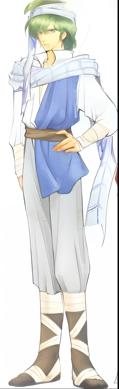 dressed in traditional garments,Anime characters holding swords, wearing a long flowing robe, Wearing a flowing cloak, dressed with long fluent clothes, gandalf as a woman, blue tunic and robes, final fantasy tactics character, Flowing robes, wearing a toga and sandals, full body close-up shot, dressed like a cleric, wearing a long flowing robe, full body detailing