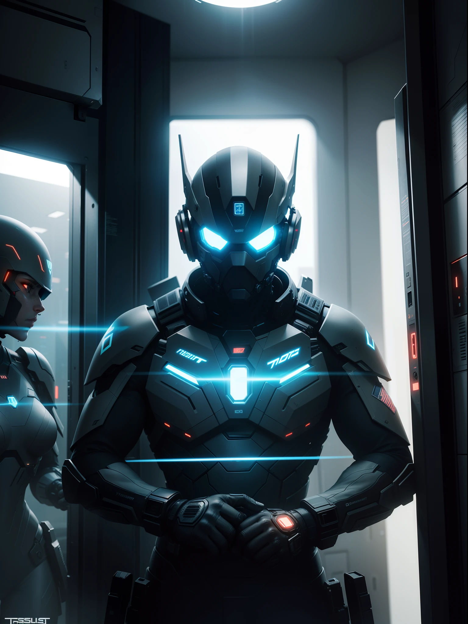 "Task force infiltrating a high-tech facility under the cover of darkness. Stealthy operatives with advanced gadgets and gear. Intense action, strategic maneuvers, and thrilling close calls. Atmospheric lighting, dynamic angles, and crisp visuals capturing the tension and excitement. Futuristic setting with sleek architecture, holographic displays, and advanced security systems. A race against time to complete the mission and extract unnoticed. Showcasing the ultimate skills and teamwork of the task force."