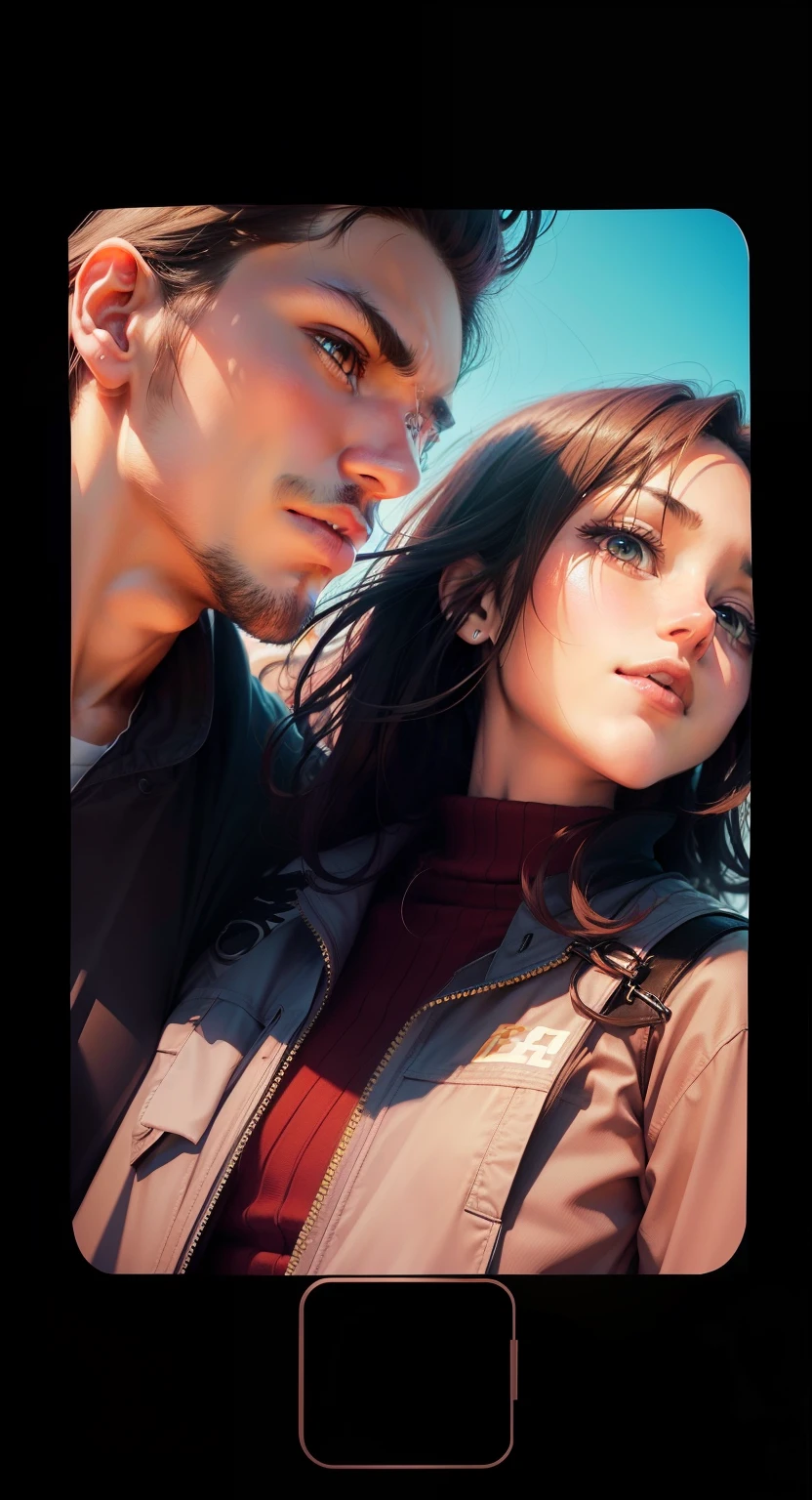 in anime style change background