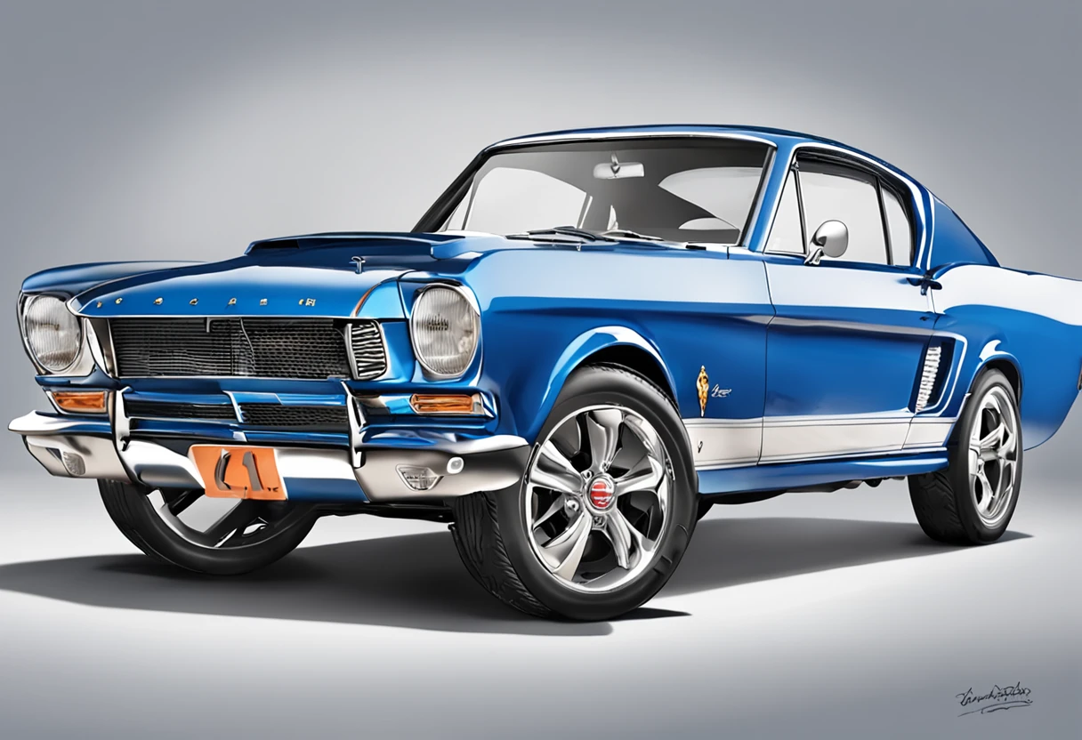 a close up of a blue shelby car with a black background, blue realistic 3 d render, rendered in povray, 3d render”, rendered in v-ray, octane render ”, octane render”, photo realistic render, realistic. octane render, octane renderer”, photorealistic 3d render, photorealistic 3 d render, rendered in keyshot
