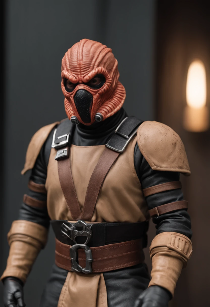 Admiral Ackbar as mortal combat character, dressed in mortal combat clothing, (mortal combat clothing:2), (full body image 2)