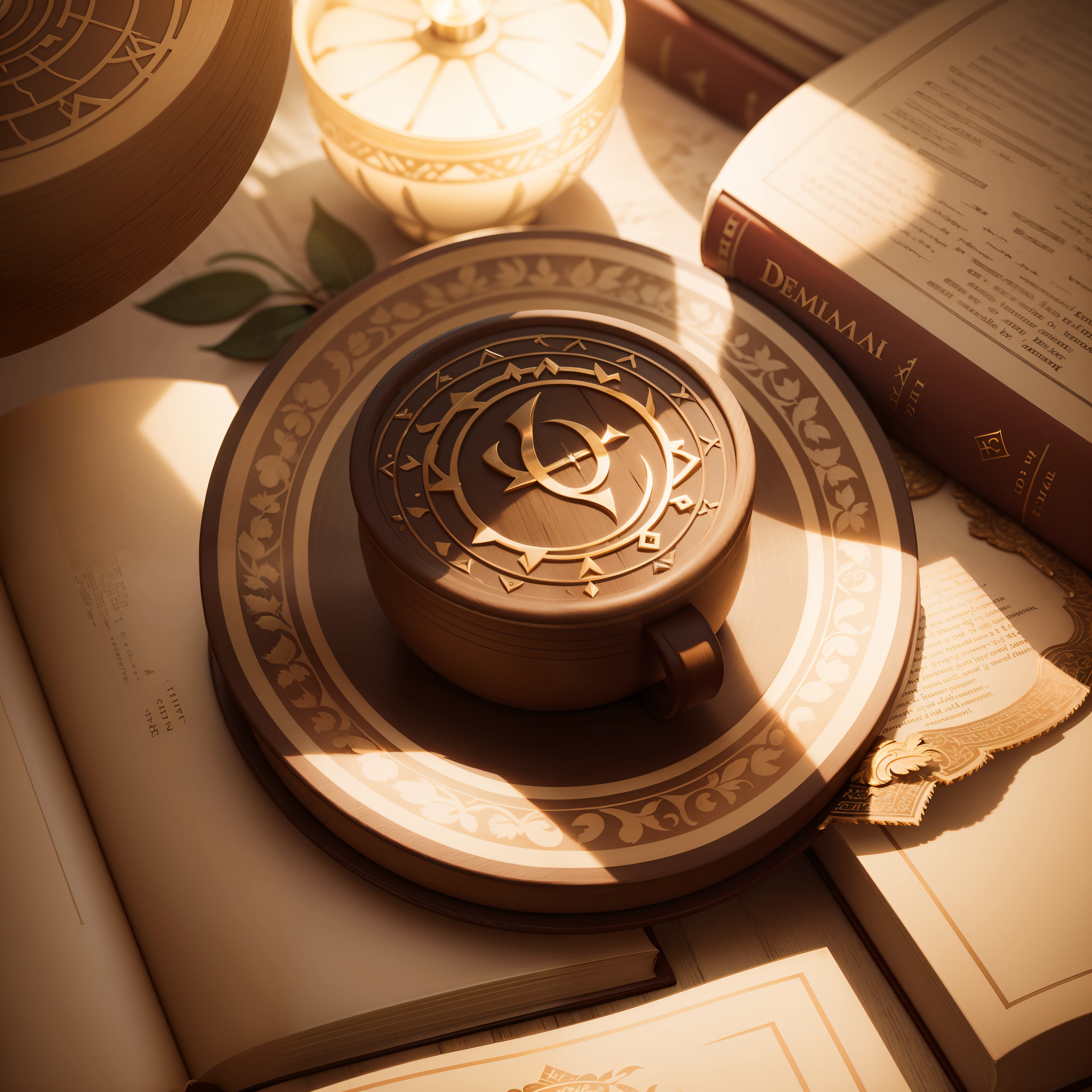 Book logo with Tama of Demetrya chronicles