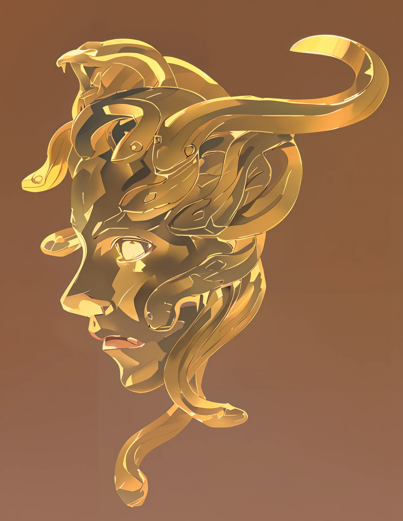 Medusa golden statue，bronze statue，high light，Shiny，metalictexture，metalictexture，metalictexture，metalictexture，metalictexture，metalictexture，metalictexture，metalictexture，metalictexture，metalictexture，metalictexture，