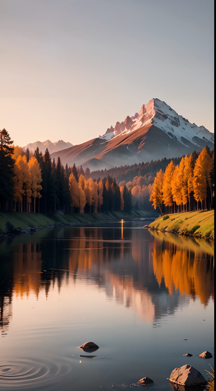 Imagine a beautiful landscape at dusk, avec sereine, calm rivers reflecting the vibrant colors of the sunset. The sky is painted in shades of orange, rose et violet, Creating a celestial show. Les eaux coulent doucement, forming a backdrop of peace and tranquility. Dans ce paysage, you feel God's presence in a deep and comforting way. Rivers symbolize life and purification, and the presence of God is felt in the flowing waters. It is as if the divine presence itself is present in every drop of water., Donner vie, Healing, et le renouveau spirituel. The magnificent beauty of the sunset reflected in the waters of the rivers testifies to divine greatness and power. It reminds us of God's creativity, that paints the sky with the most beautiful colors and transforms the landscape into a real spectacle. It is a scene that invites us to contemplate the divine art, marvel at its greatness and connect with the Sacred. en outre, the calm and serenity of the rivers invite us to a deeper communion with God. The softness of the waters and the tranquility of the environment allow us to feel his presence and hear his voice in the midst of silence.. It is a sacred time to connect with the divine, to find inner peace, et de fortifier la foi. In this landscape of the sunset with the presence of God in the rivers, We can feel love, the peace and spiritual renewal it offers us. This is the time to give thanks for God's creation, pour trouver du confort, and to remember that God is always present, Guide and bless us on our journey.