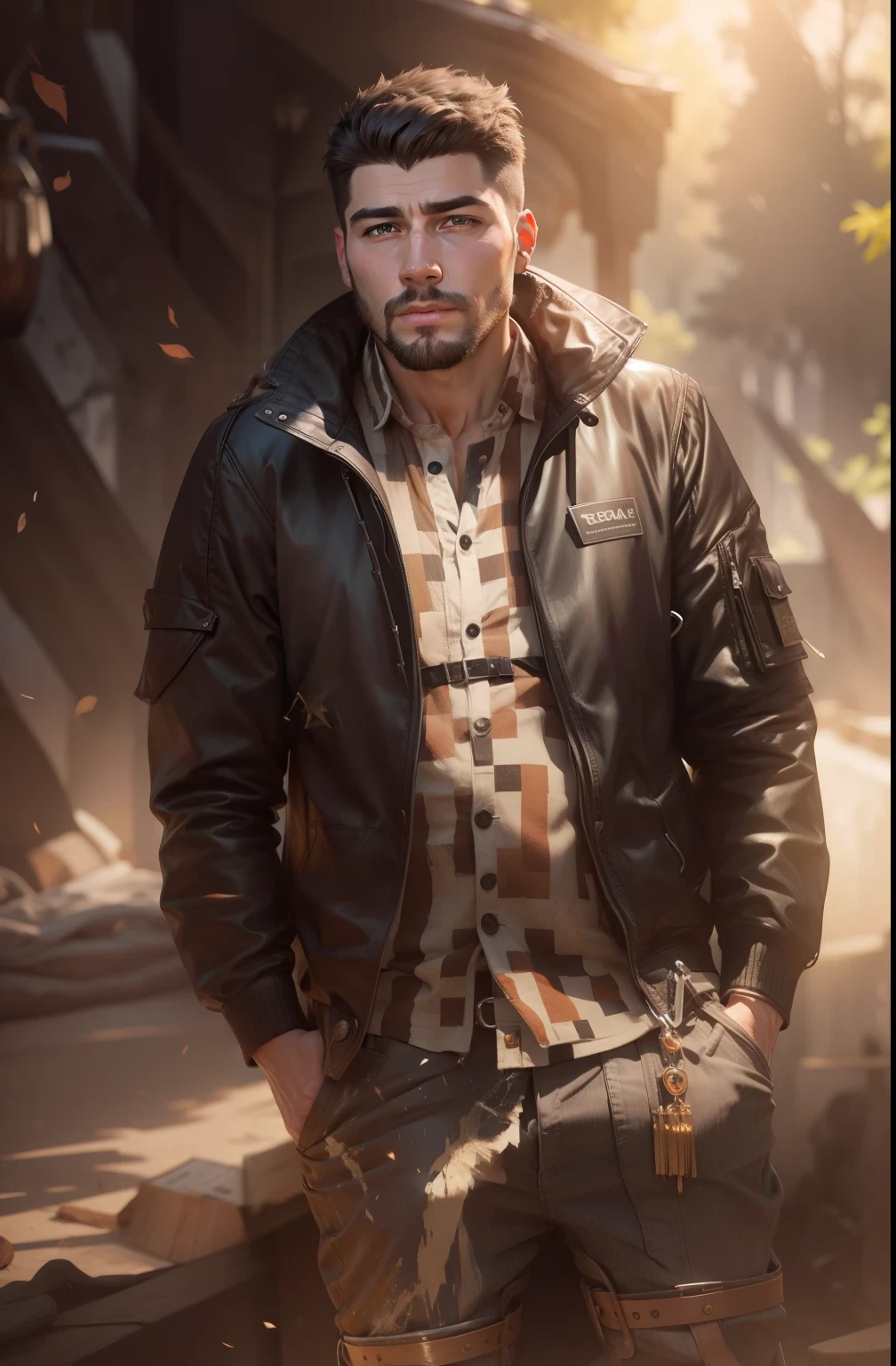 Realistic face male
