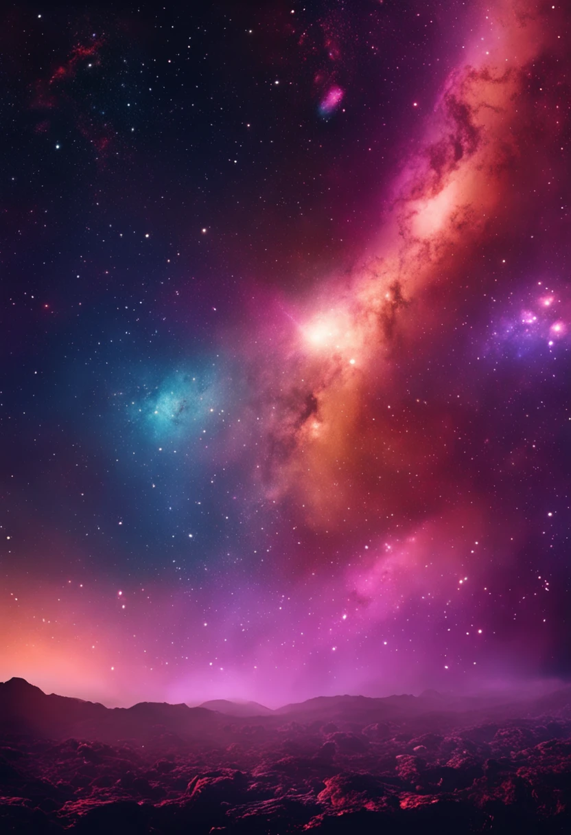 CREATE IMAGES OF ONE ABOUT GALAXIES AND STARS