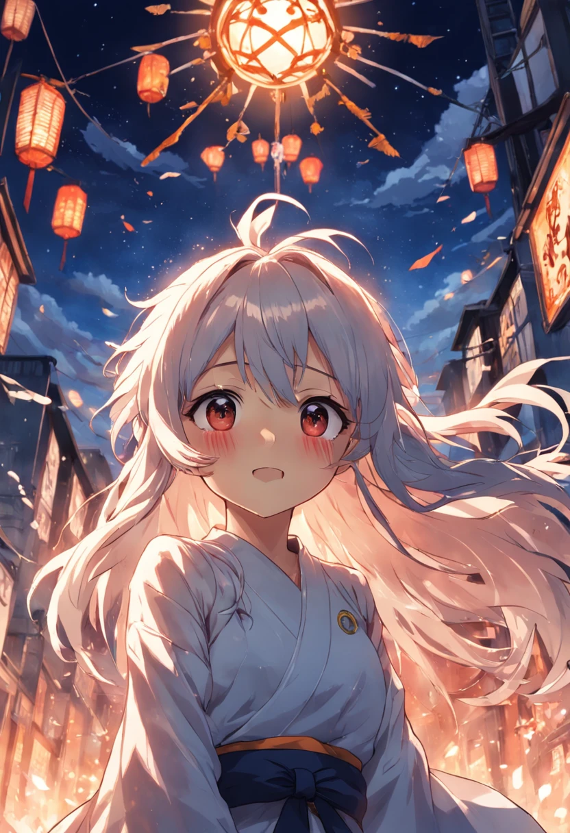 Yae Miko, segurando os seios e sorrindo