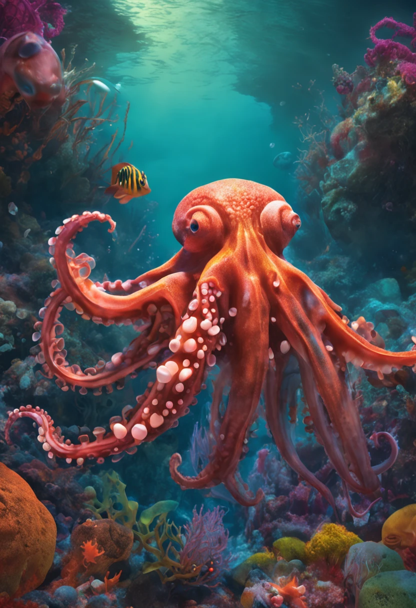 just draw an octopus with a crown 