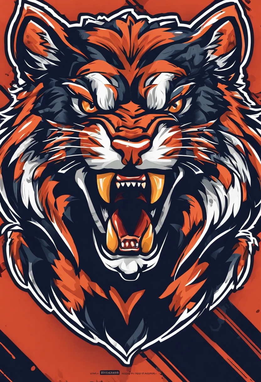 pantera vestindo jaleco, design de logotipo nfl de mascote eSport
