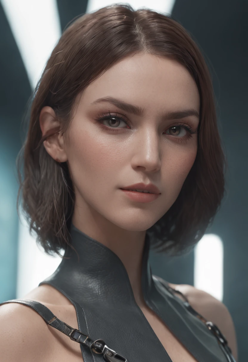 Close-up de uma mulher em um traje futurista com uma espada, Trends in ArtStation 4K, Artgerm Julie Bell Beeple, 3D rendering of 8k character art, trends on artstation:3, rossdraws volumetric lighting, trends on artstation, Trend at Artstati628 headquarters/200on, trends in Artstation HD, greg rutkowski octane render, Octane CGsociety retro future, fotografia de alta moda, Vogue Italy, lente amarela futurista, Editorial de Moda, Fotografado no (((Hasselblad H4D 200Ms digital camera))), (((Ultra realista))), (((super detalhado))).foto natural, shot with a professional camera, em.s. cortar, HDR, 16k.