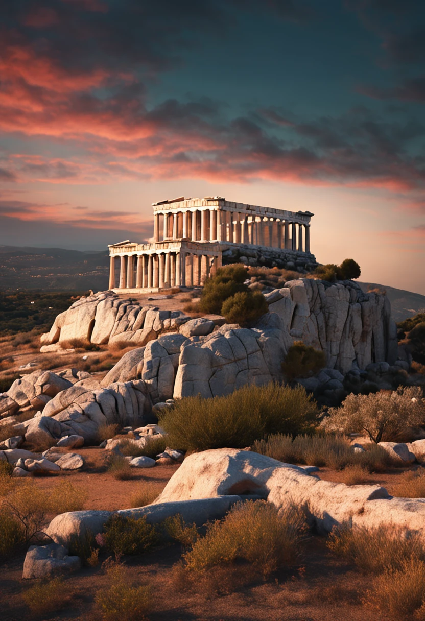 imagens da grecia antiga tendo com exemplo o templo de athena