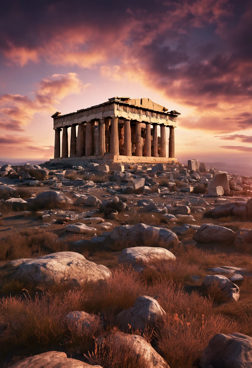 Ancient Greece,a person々Parthenon