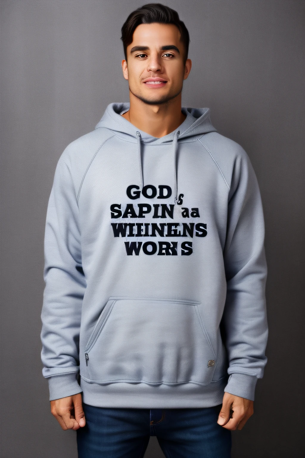 Wear a sweatshirt,god wins