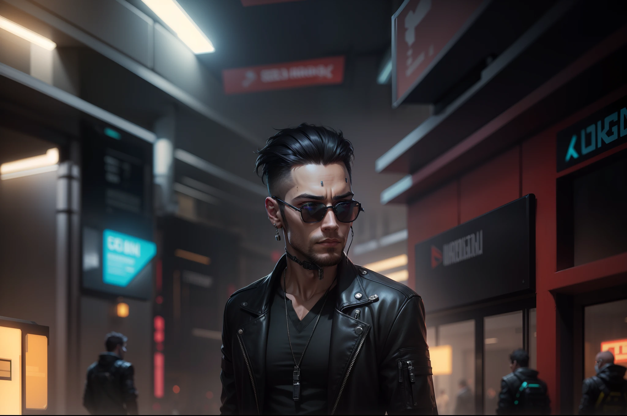 Change Baground cyberpunk handsome boy realistie face , 8k, ultra realistie