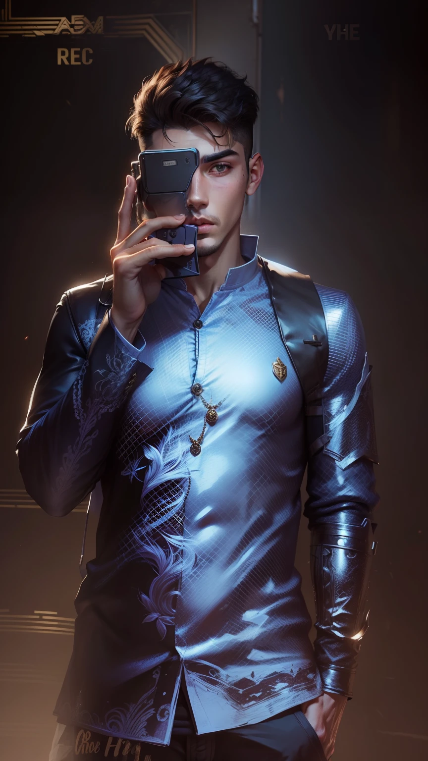 Change background handsome boy realistic face