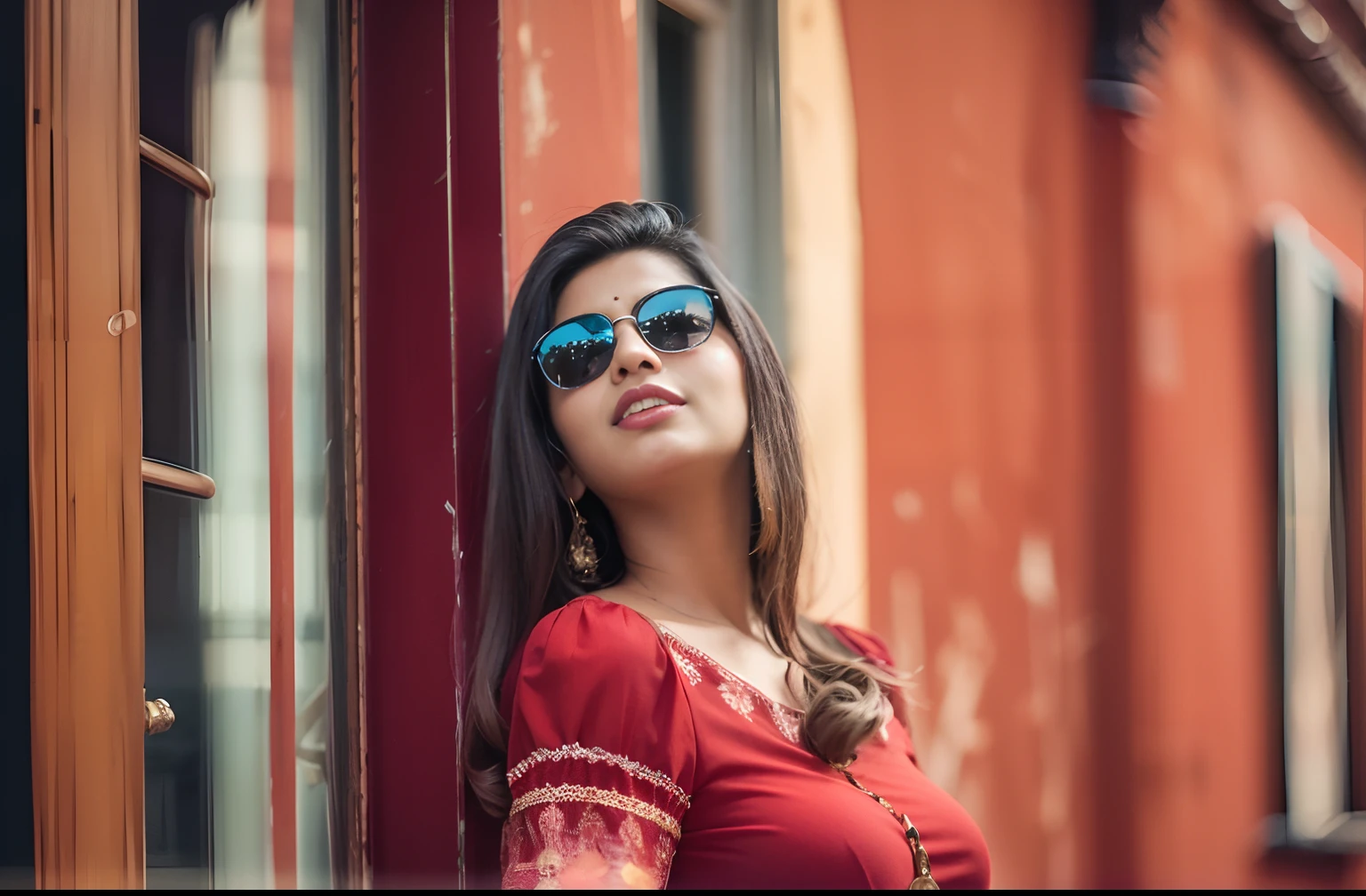 25yo Indian woman in a black croptop standing in a room, a photography by rajesh soni with sony dslr,Full Hd image, fair glowing skin, sweet smile on face, featured on pexels, samikshavad, lovely, cute face beautiful