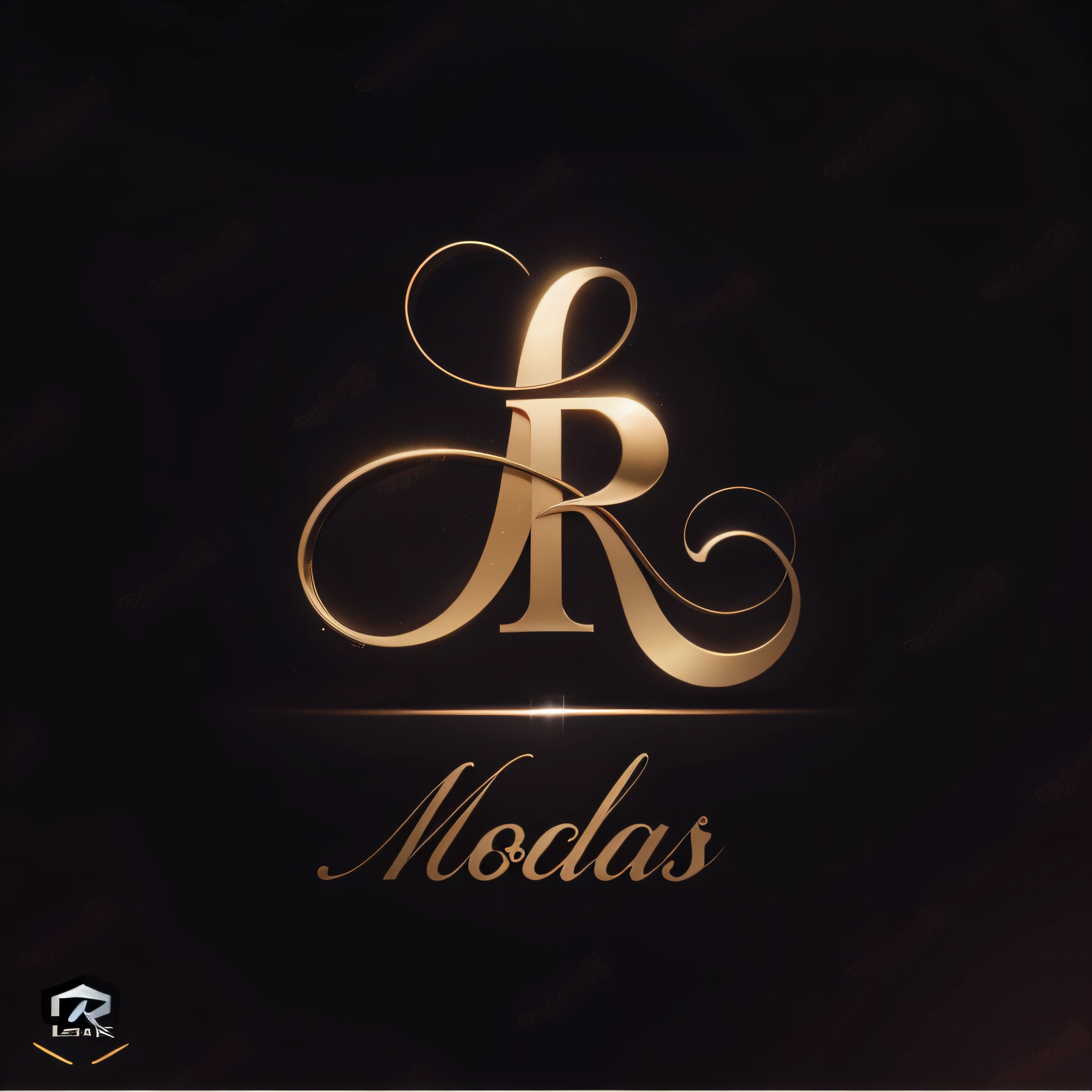 recriar 4k HD dourado RL Modas