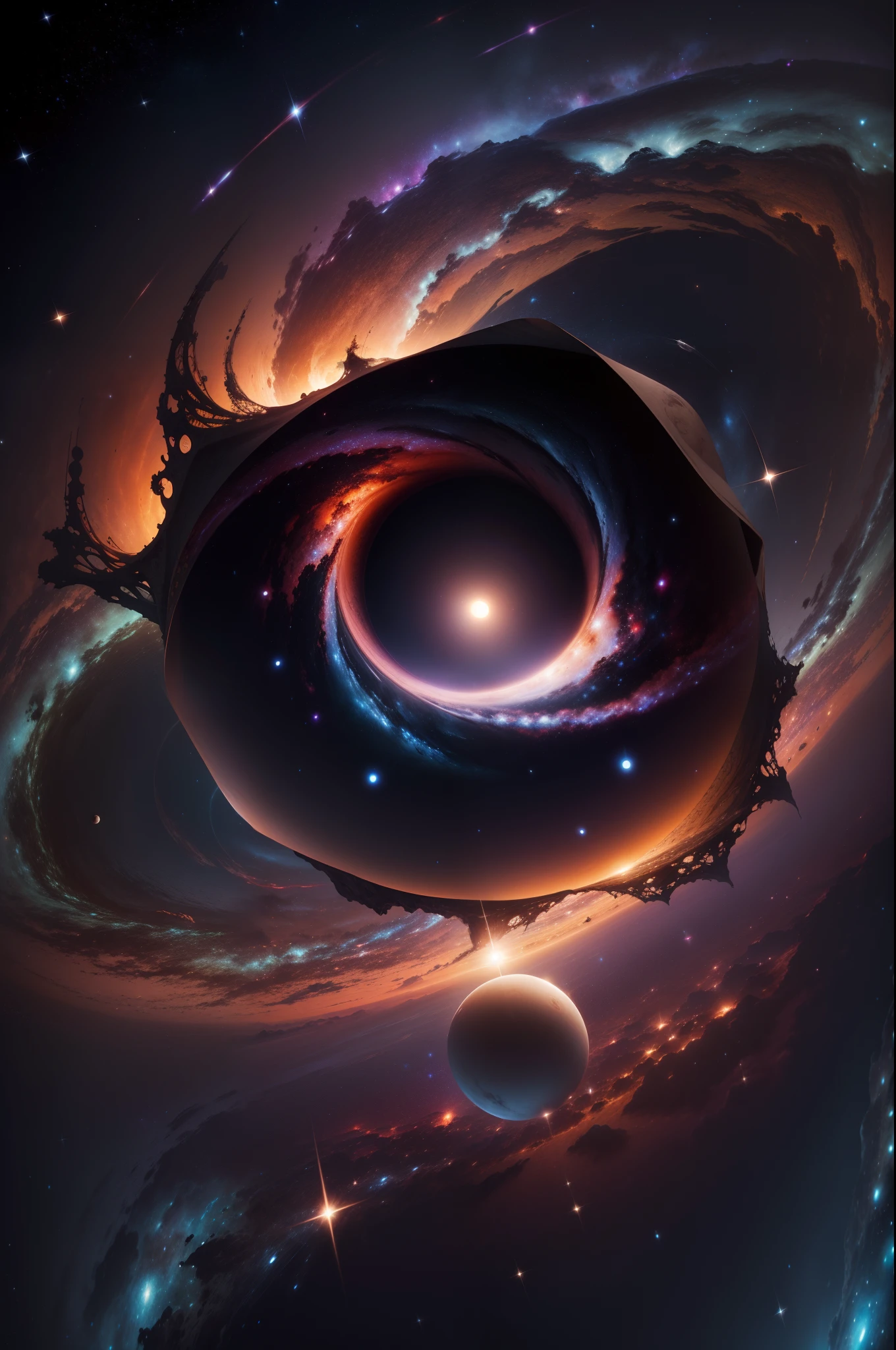 Uma verdadeira obra-prima em alta qualidade se desdobra diante dos olhos, a wallpaper with 8k resolution that transports to an extremely detailed world of CG unit. Depth of field is expertly manipulated, bringing the cosmic elements to life. The HDR technique amplifies the contrasts, conferindo um toque fotorrealista que cativa os sentidos. Every detail is intrinsically rendered, resulting in a high-detail view that unfolds into layers. The setting is the vast universe, where galaxies dance with stars and planets, uma sinfonia de astronomia. O cosmos se revela em todo o seu esplendor celestial, with ethereal nebulae and mysterious black holes. At the heart of this show, o sistema solar resplandece, radiating cosmic rays and witnessing spectacular supernovae. This trip to deep space is a contemplation of the most incredible astronomical objects, An experience that echoes with the vastness and wonder of the universe.