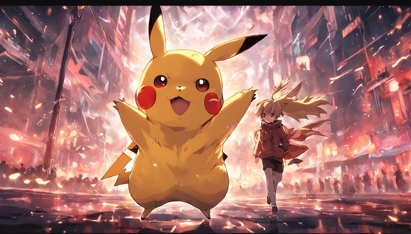 Handsome Pikachu。tmasterpiece。Wallpapers