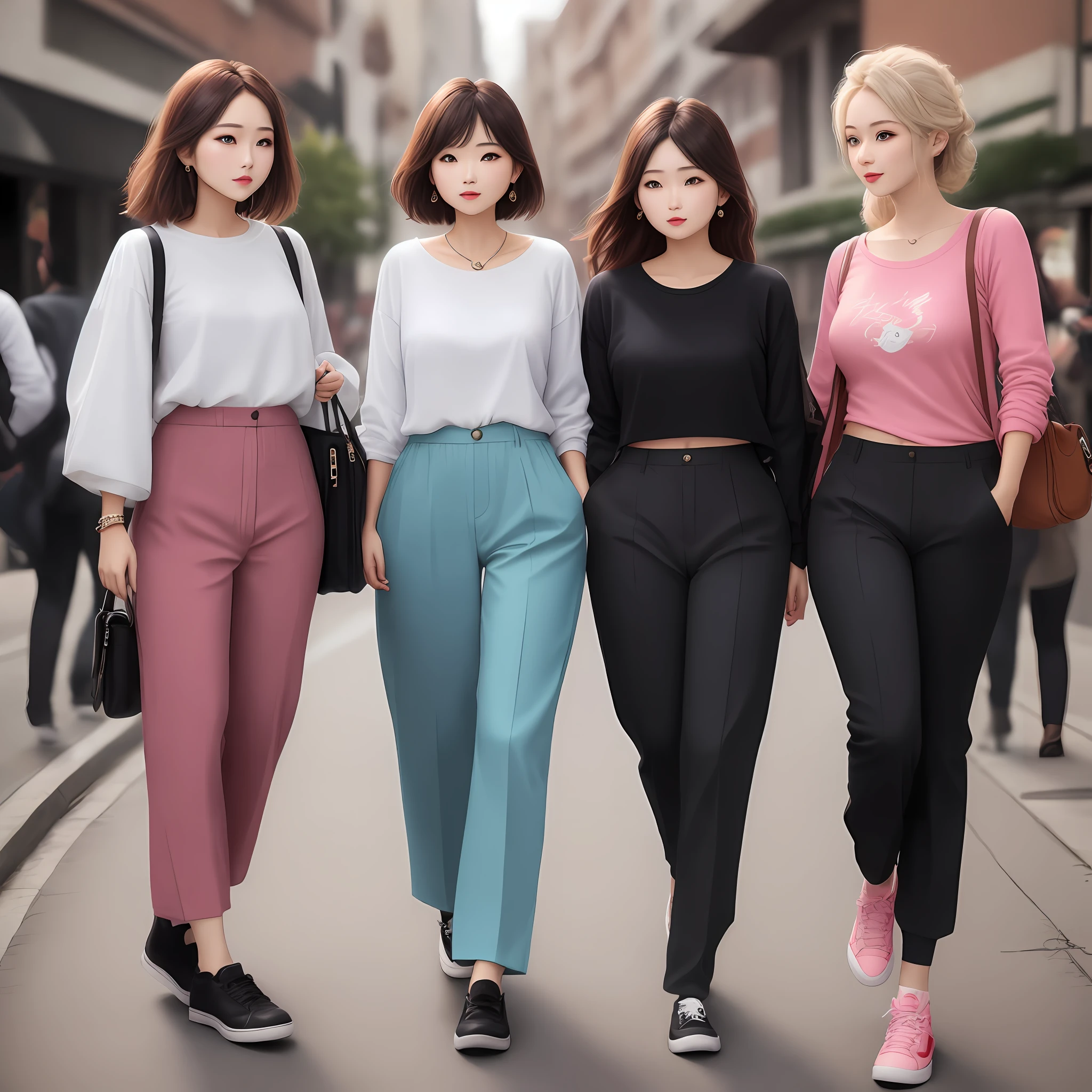 Create photo pantaloon pants for women