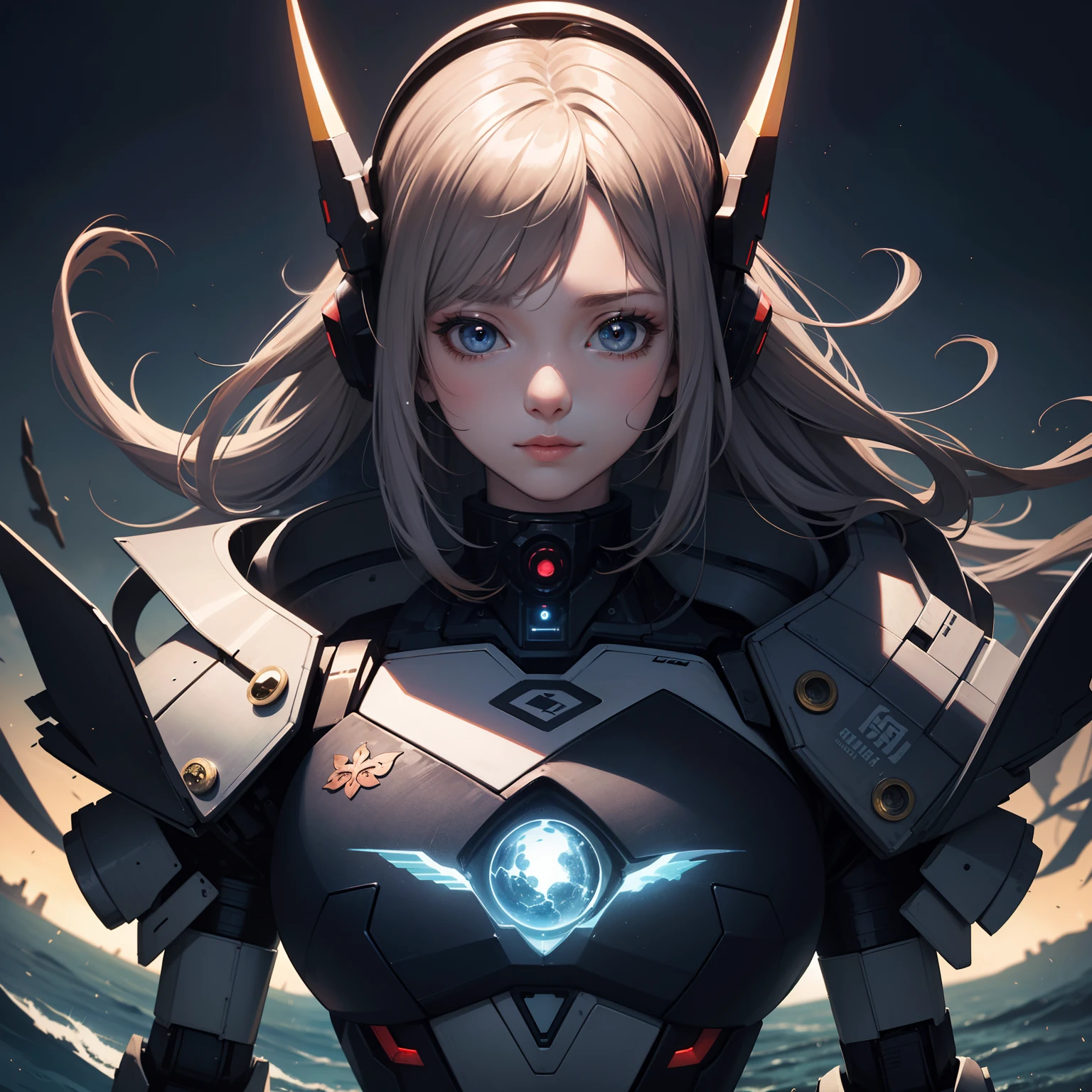 (close up on the girl:1.5),（ shitu-mecha：1.8），1 woman stands in front of a huge mecha, 1 woman (exquisite face, watery big eyes, heroic spirit, science fiction, leather clothing, warriors, complex clothing, bright colors), mecha, machinery, war, future, science fiction, romanticism, master color matching, sunshine, (Tindall phenomenon: 1.8),  shitu-mecha,  shitu-mecha,  shitu-mecha,  shitu-mecha,  shitu-mecha,  meshanyaogaoda, mecha, strong wind, movie visuals, science fiction, clarity, master color matching, master lighting, master composition, movie composition
(Masterpiece), best, 8k wallpaper, illustrations, high-definition image quality, full of storytelling, complex backgrounds, Chinese style, exaggerated styling, exquisite details, rich visual effects, bright colors, layered highlights, shadows and details, as well as cinematic quality, exquisite and complex, master works, official works, master lighting, movie composition, movie lighting, master composition, master color scheme, 16K, ultra clear, Wallpaper,

 Anime Mechanical Magic Style-rustmagic Colorful style-paintmagic Flowing water realcumAI beauty reality ulzzang-6500-v1.1 Nuclear Explosion EMB-NUKE2 Magic Style-SylvaMagic