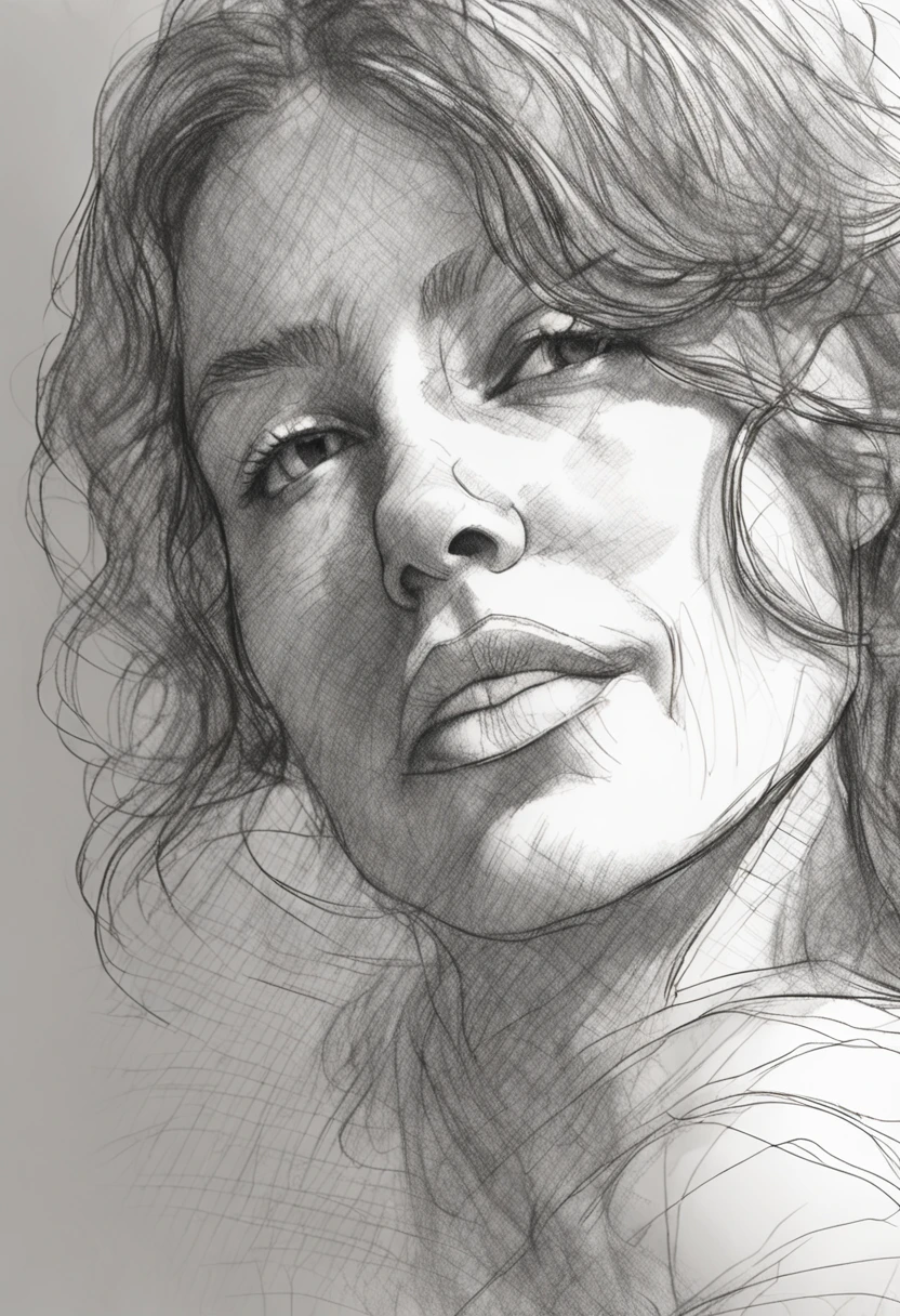 Bokeh, raw, dappled light on a sketch of woman’s torso, art reference sketch, pose reference sketch, sketch, outline sketch, outlined, anatomy reference sketch realistic, HQ face, HQ eyes, HQ hands, atmospheric, light flares, intricate details, enhanced lighting, dramatic overhead lighting, cute, shallow depth of field, intricate details, god ray