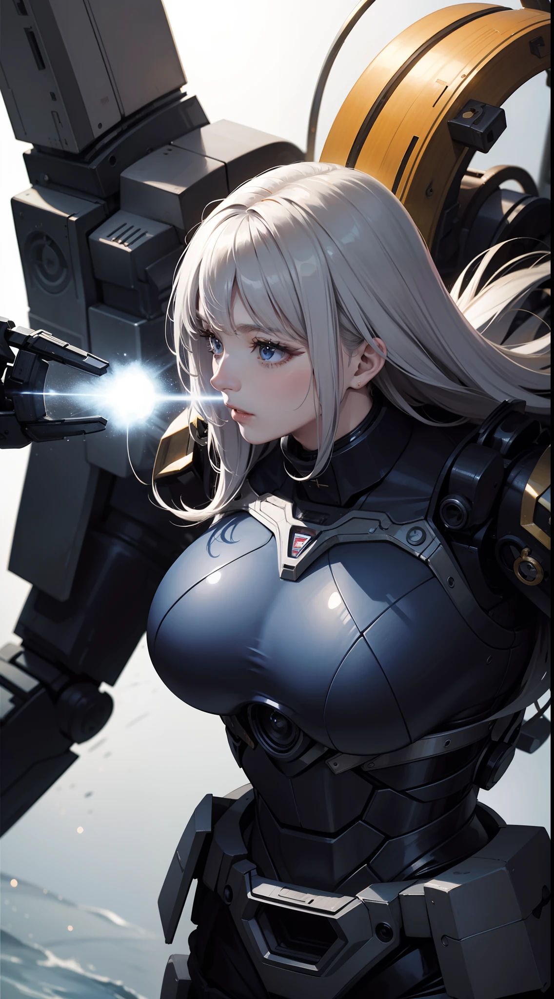 (close up on the girl:1.5),(Game of Armer core:1.8),1 woman stands in front of a huge mecha, 1 woman (exquisite face, watery big eyes, heroic spirit, science fiction, leather clothing, warriors, complex clothing, bright colors), mecha, machinery, war, future, science fiction, romanticism, master color matching, sunshine, (Tindall phenomenon: 1.8), shitu-mecha, shitu-mecha, shitu-mecha, shitu-mecha, shitu-mecha, meshanyaogaoda, mecha, strong wind, movie visuals, science fiction, clarity, master color matching, master lighting, master composition, movie composition
(Masterpiece), best, 8k wallpaper, illustrations, high-definition image quality, full of storytelling, complex backgrounds, Chinese style, exaggerated styling, exquisite details, rich visual effects, bright colors, layered highlights, shadows and details, as well as cinematic quality, exquisite and complex, master works, official works, master lighting, movie composition, movie lighting, master composition, master color scheme, 16K, ultra clear, Wallpaper,
Anime Mechanical Magic Style-rustmagic Colorful style-paintmagic Flowing water realcumAI beauty reality ulzzang-6500-v1.1 Nuclear Explosion EMB-NUKE2 Magic Style-SylvaMagic