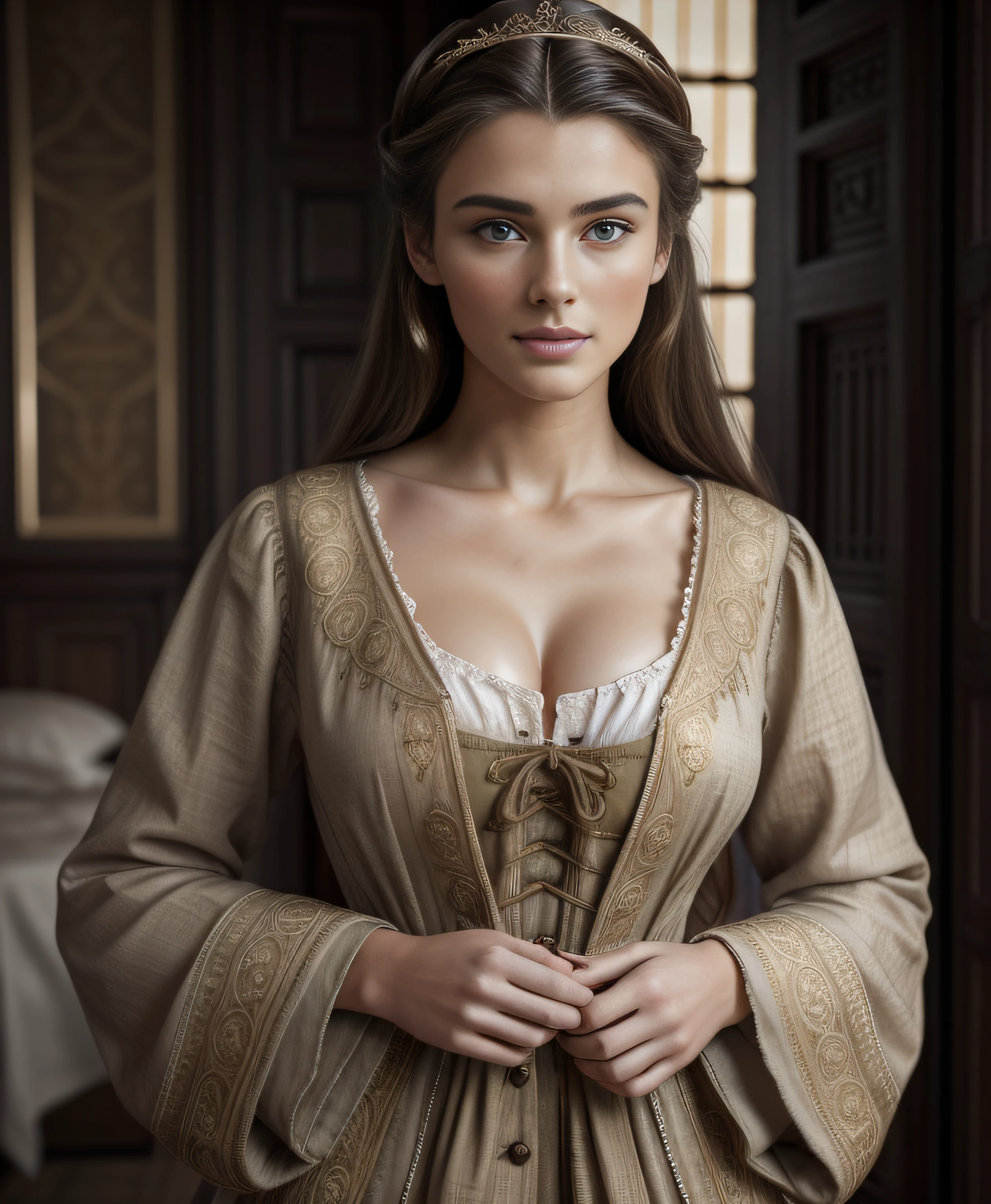 ((best quality)), ((masterpiece)), (detailed), ((painting)), fantasy a noble diplomat