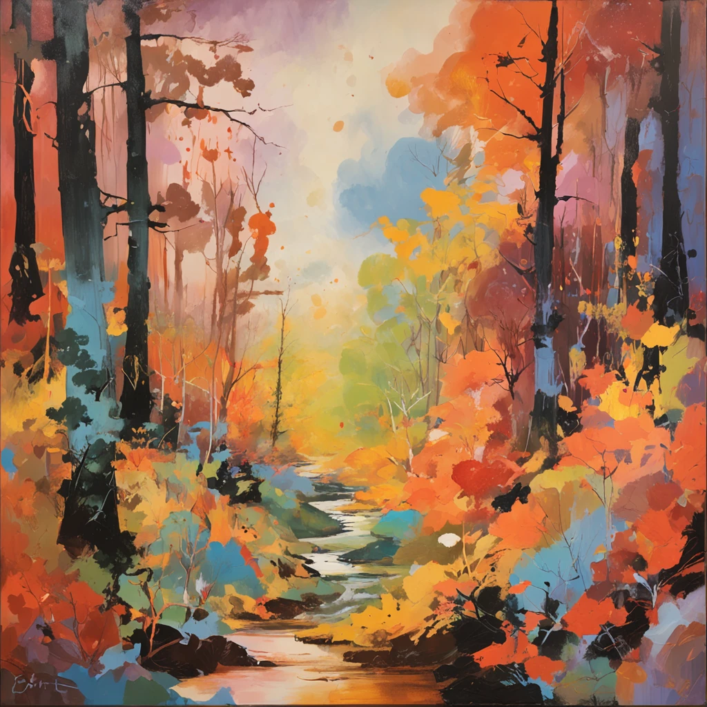 Intricate painting details of Japanese forests, By range Murata, galaxy in background, Clouds, vivd colour, High contrast, Mountain, vector line art, orange highlights, trending in pixiv, anime concept art, Stick, Mattire, high high quality, Edge to edge, Sanskrit